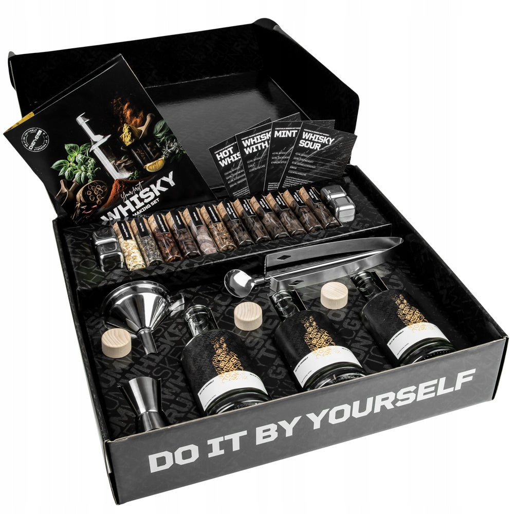 SET FOR MAKING WHISKEY WITH SPICES - ACCESSORIES BARTENDING DIY GIFT Manufacturer DIBYS
