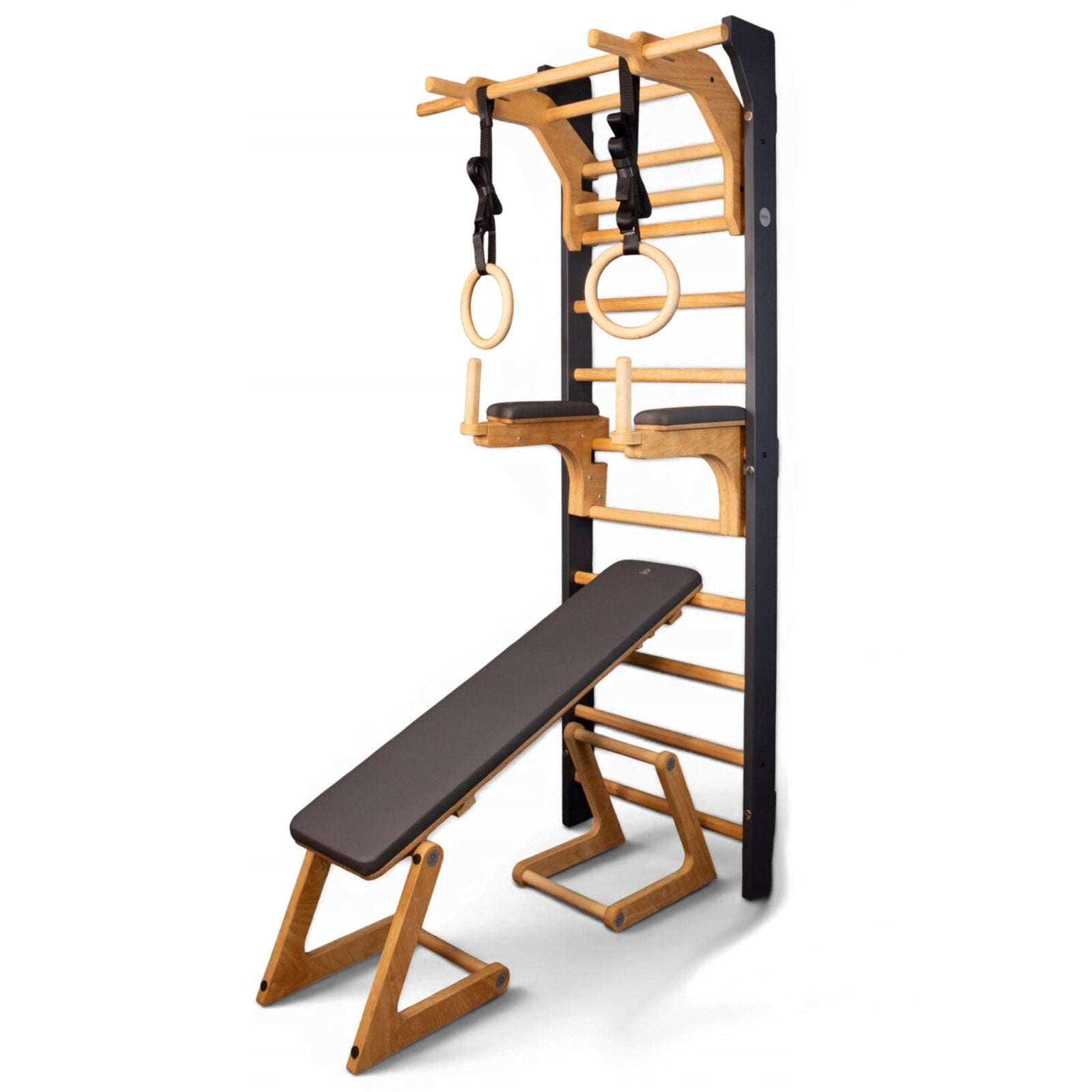 SET Gymnastic ladder PREMIUM ONMAX NORD 230cm + LUXO STATION Graphite