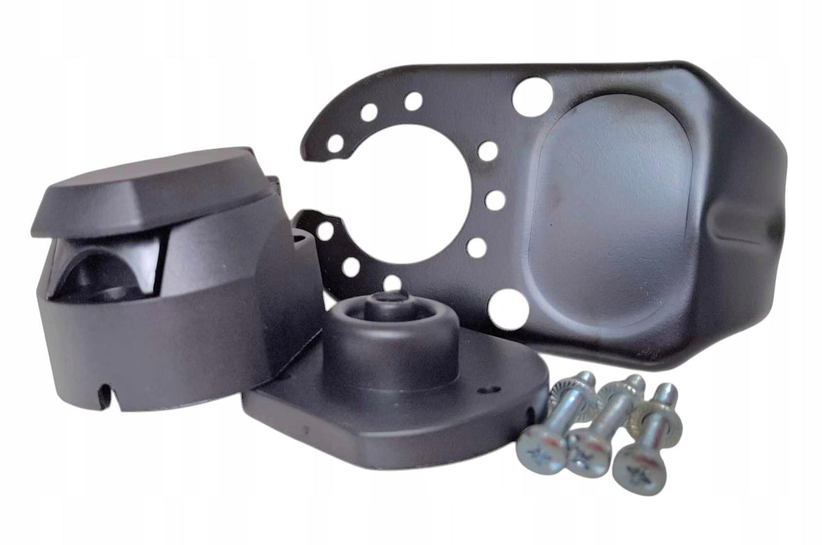 SET HOOK SOCKET 13 PIN + RUBBER GASKET + PLATE FOR APPROVAL + SCREWS