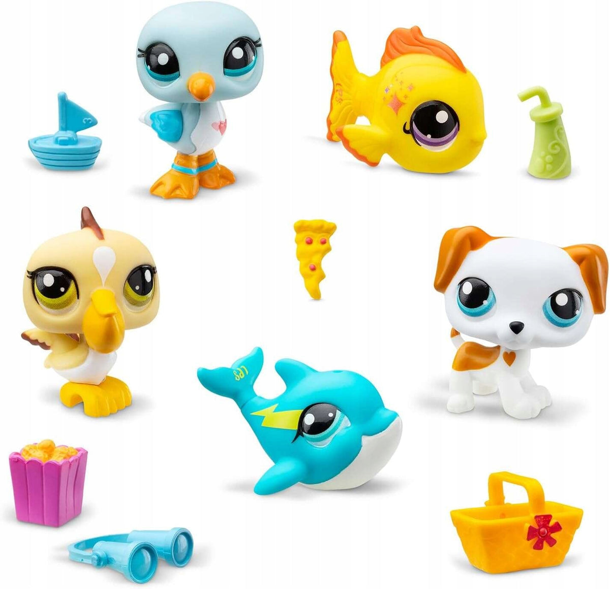 SET LITTLEST PET SHOP ANIMALS BEACH BESTIES FIGURINES + ACCESSORIES EAN (GTIN) 885561005172