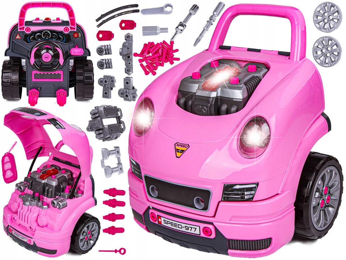 SET MECHANIC TOY DIY CAR ENGINE FOR UNSCREWING >