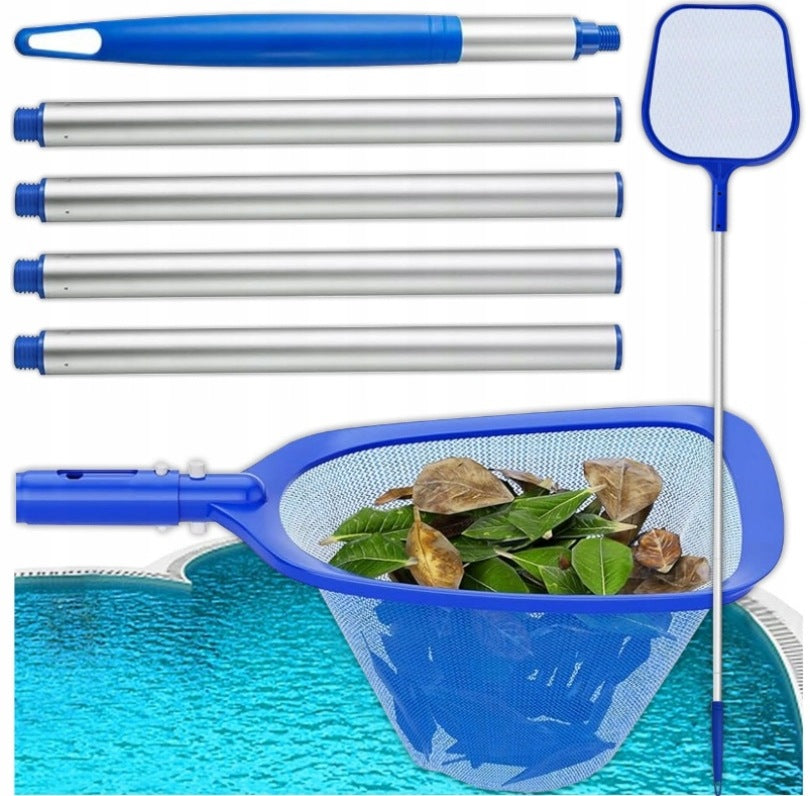 SET MESH STRAINER FOR CLEANING THE POOL JACUZZI PICKER + ADJUSTABLE STICK
