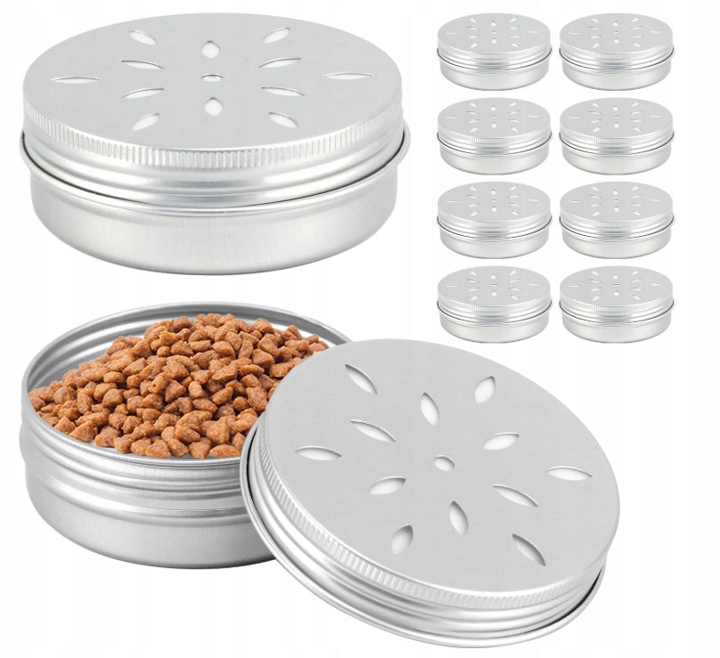SET OF 10PCS SCENTED CANS FOR DOG TRAINING NOSEWORK 60ML Packaging status original