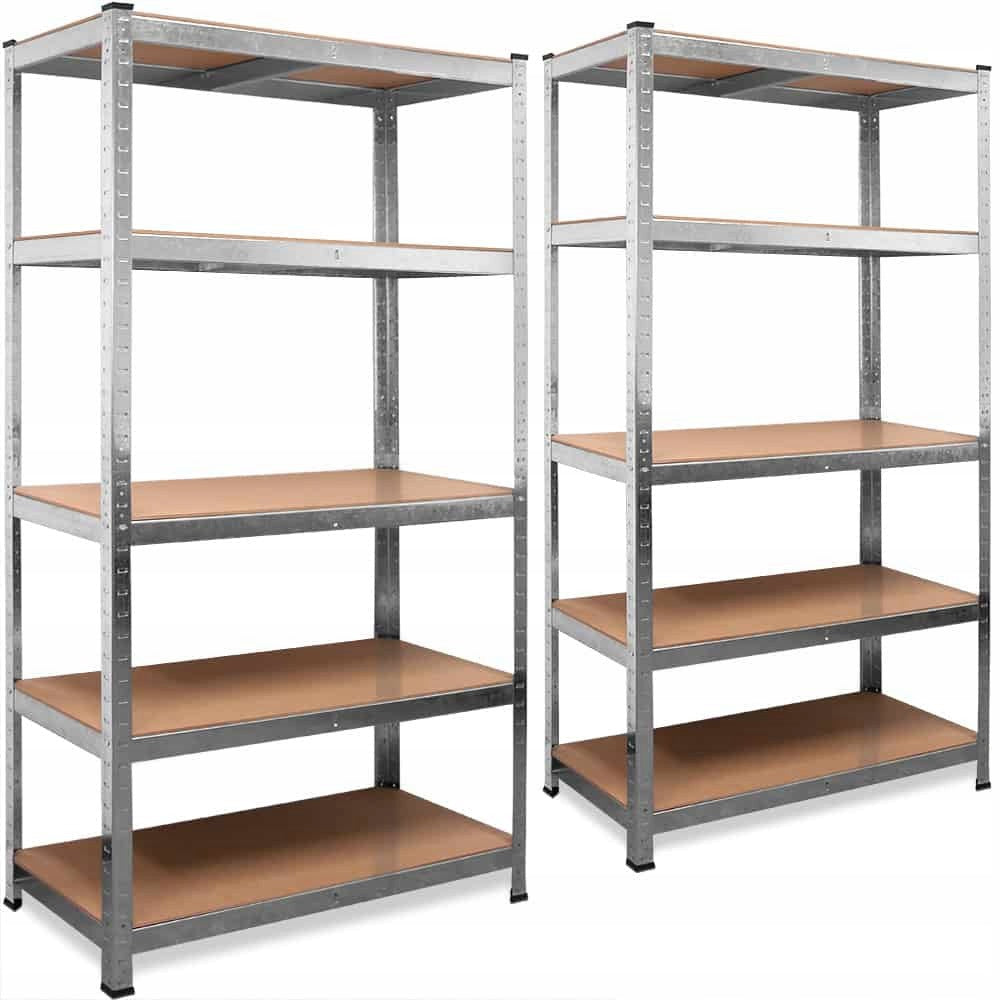 SET OF 2 x METAL STORAGE RACK FOR GARAGE 170x75x30cm