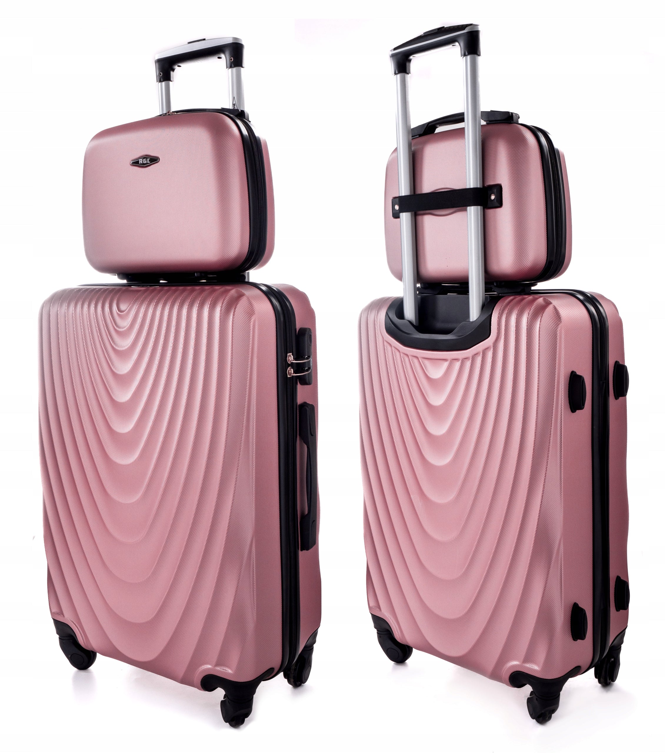 SET OF 2IN1 MEDIUM SUITCASE XL TRAVEL + CHEST Manufacturer code 663 XL ŚREDNIA WALIZKA KUFEREK RGL