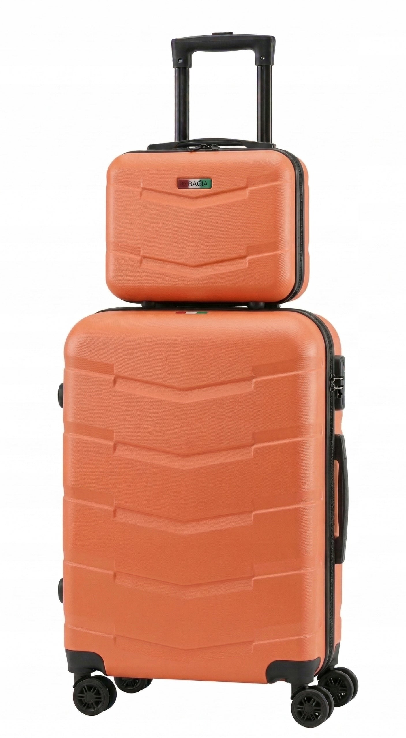 SET OF 2in1 CABIN CASE + CASE BAGIA ABS Turquoise Packaging status original