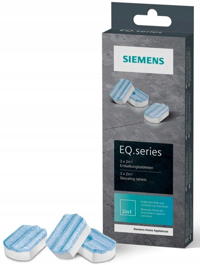 SET OF 2x3 pcs descaler in tablets Siemens Bosch EQ Series TZ80002B For for coffee machines