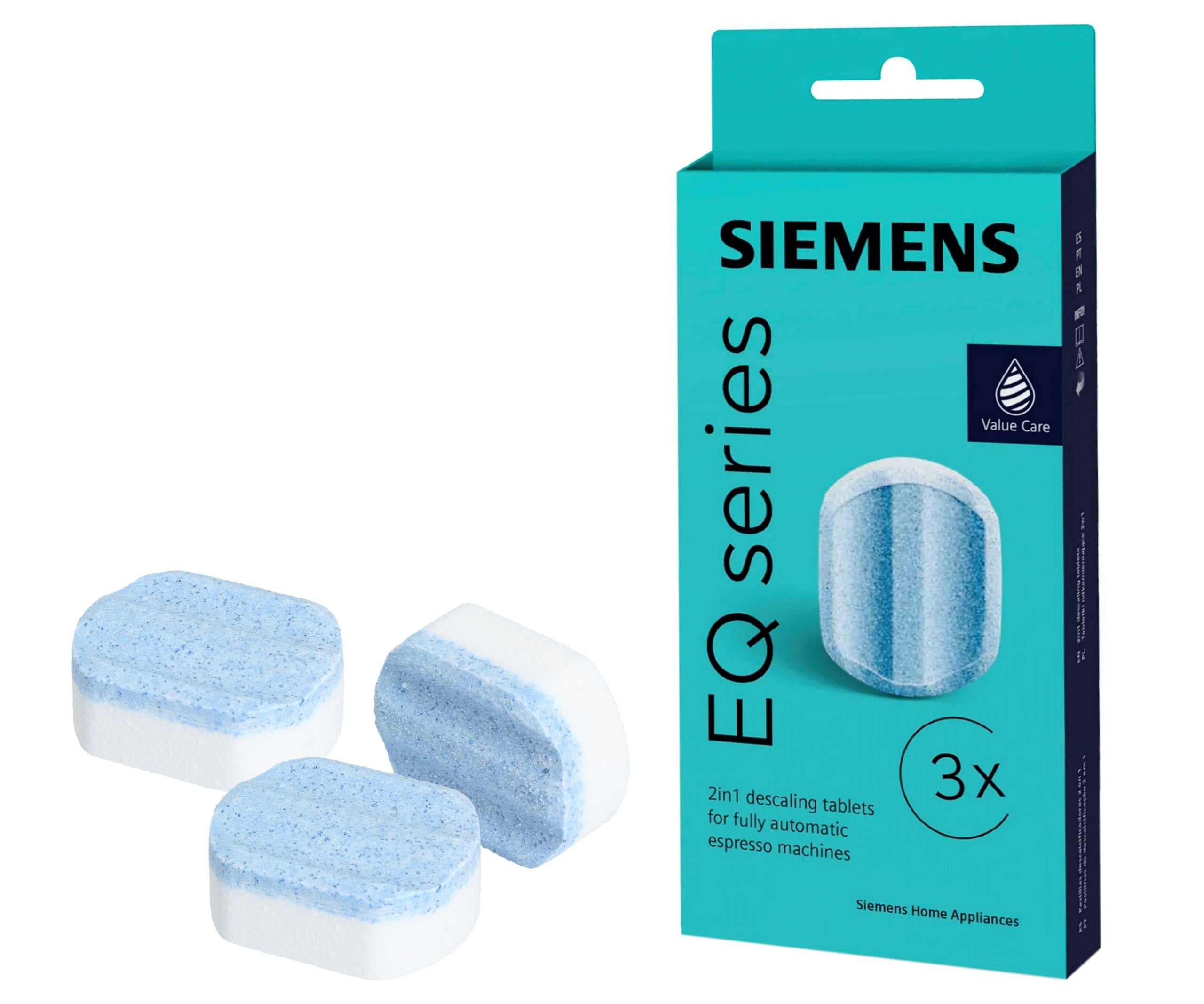 SET OF 2x3 pcs descaler in tablets Siemens Bosch EQ Series TZ80002B Manufacturer code TZ80002N