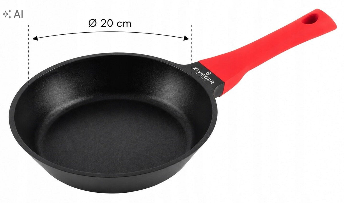 SET OF 3 PANS ZWIEGER OBSIDIAN 20CM, 24CM, 28CM Brand Zwieger