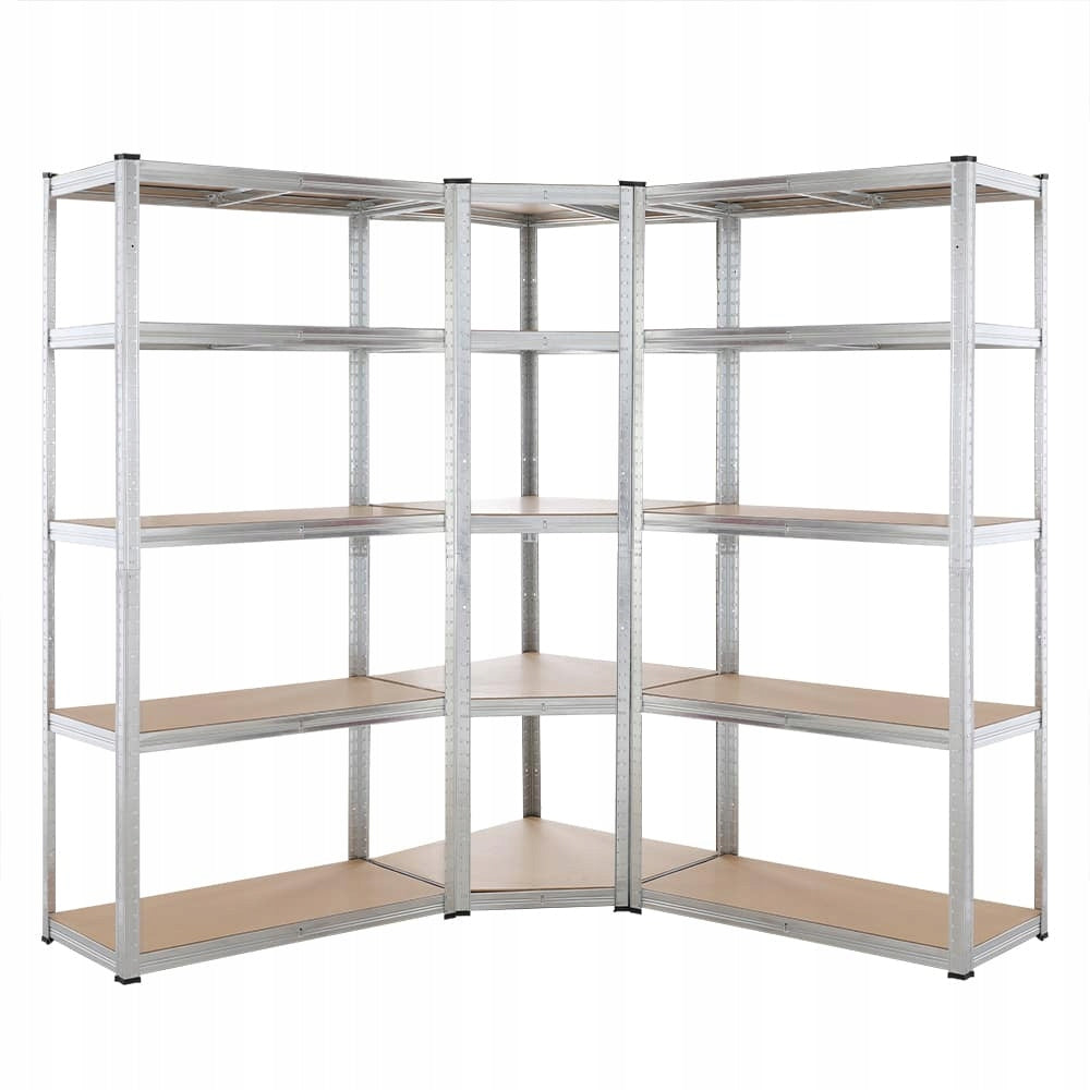 SET OF 3 x METAL CORNER STORAGE RACK