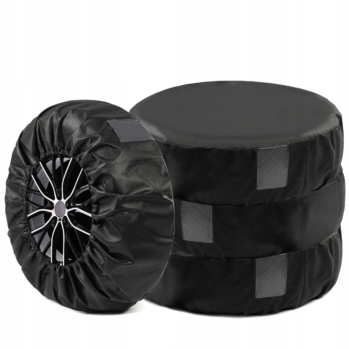 SET OF 4 PROTECTIVE COVER FOR WHEEL SPARE ACCESS WHEELS TYRES 14-17