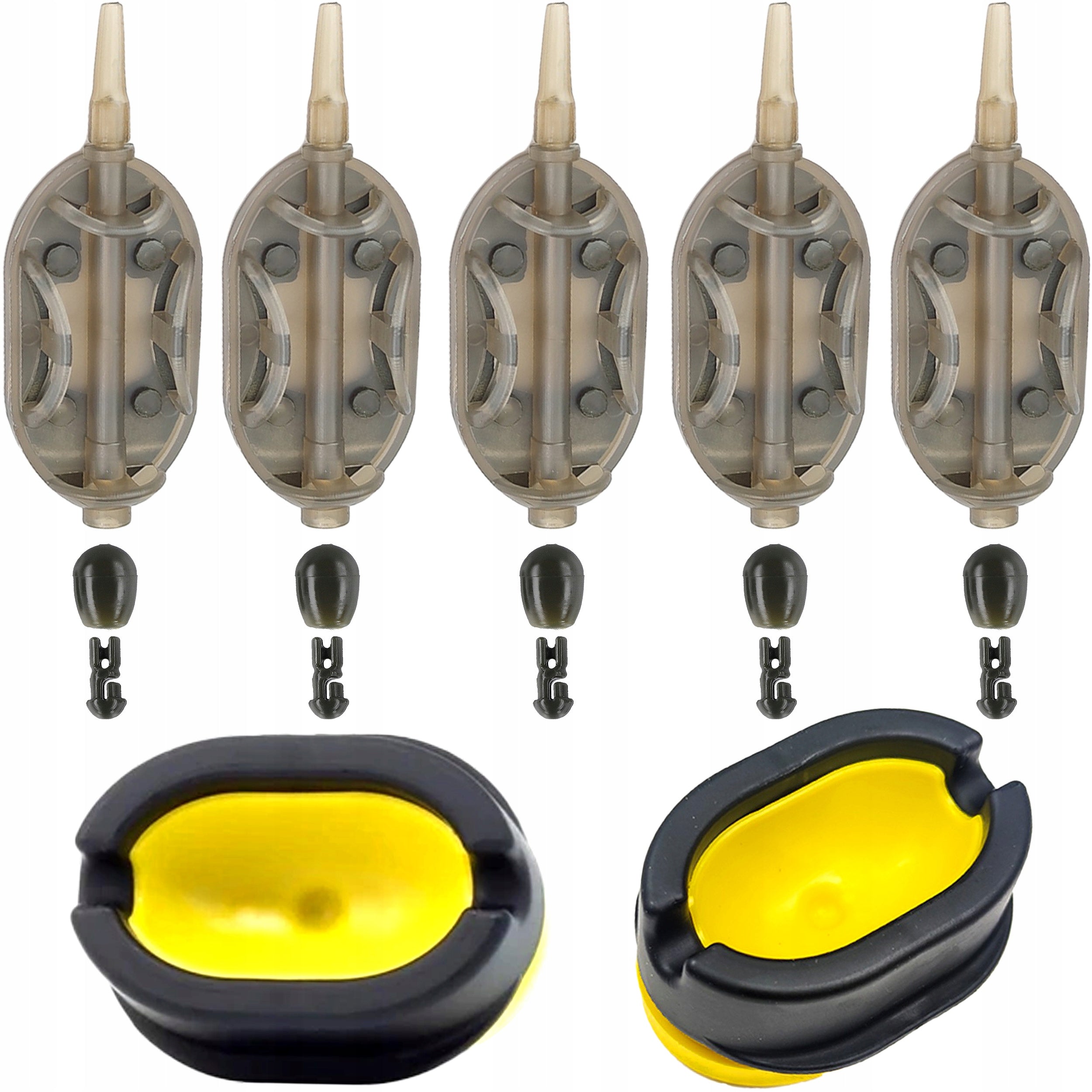 SET OF 5x FEEDER BASKET ARC 20g + QUICK COUPLER + MOLD ARC