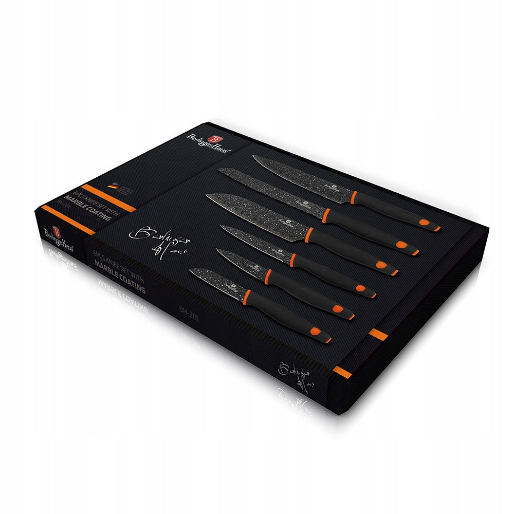 SET OF 6 KITCHEN KNIVES BERLINGER HAUS BH-2111 Manufacturer code BH-2111