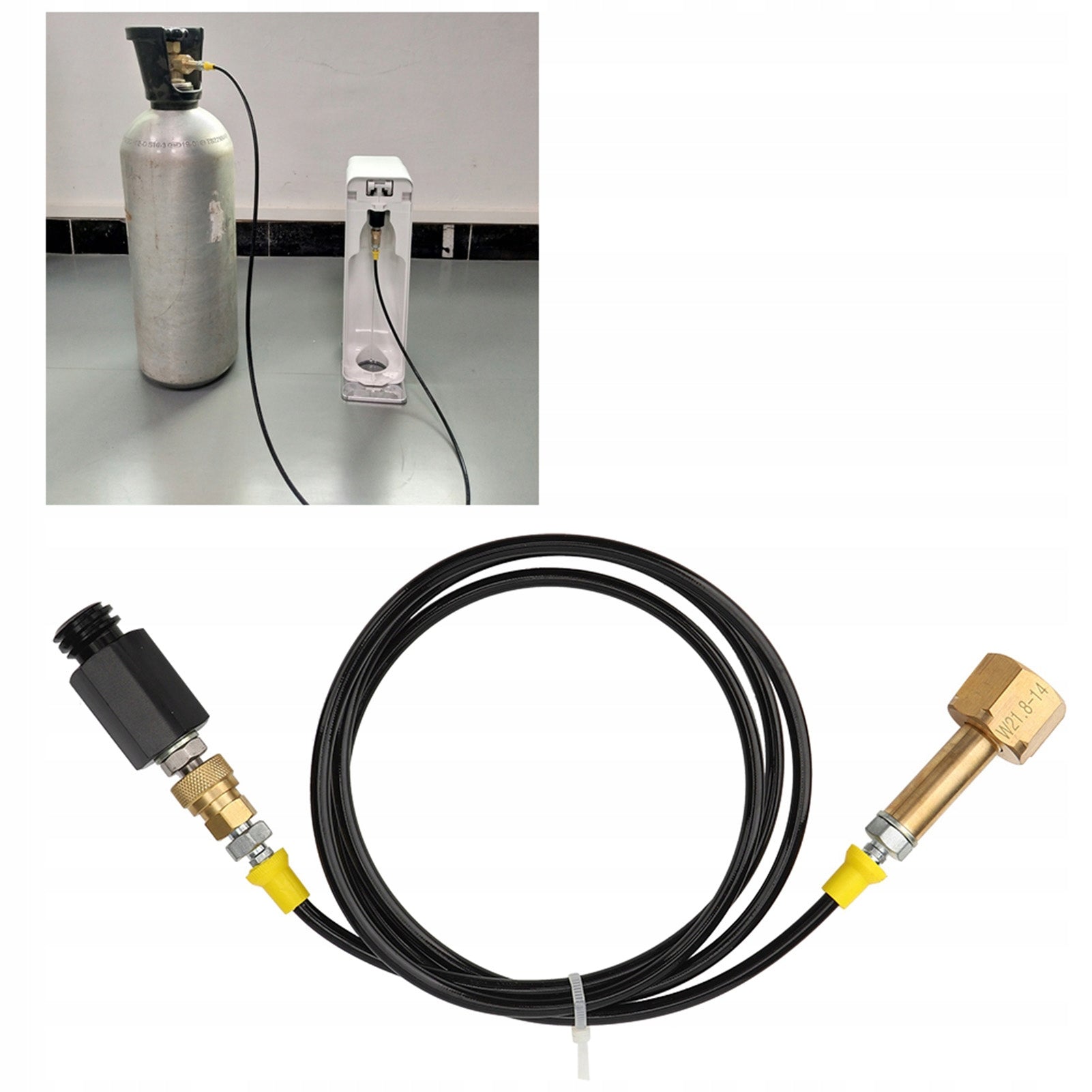 SET OF ADAPTERS FOR SODA CO2 HOSES Packaging status original