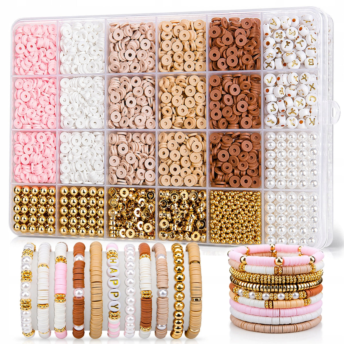 SET OF BEADS FOR MAKING BRACELETS JEWELRY BEADS 2340 EL