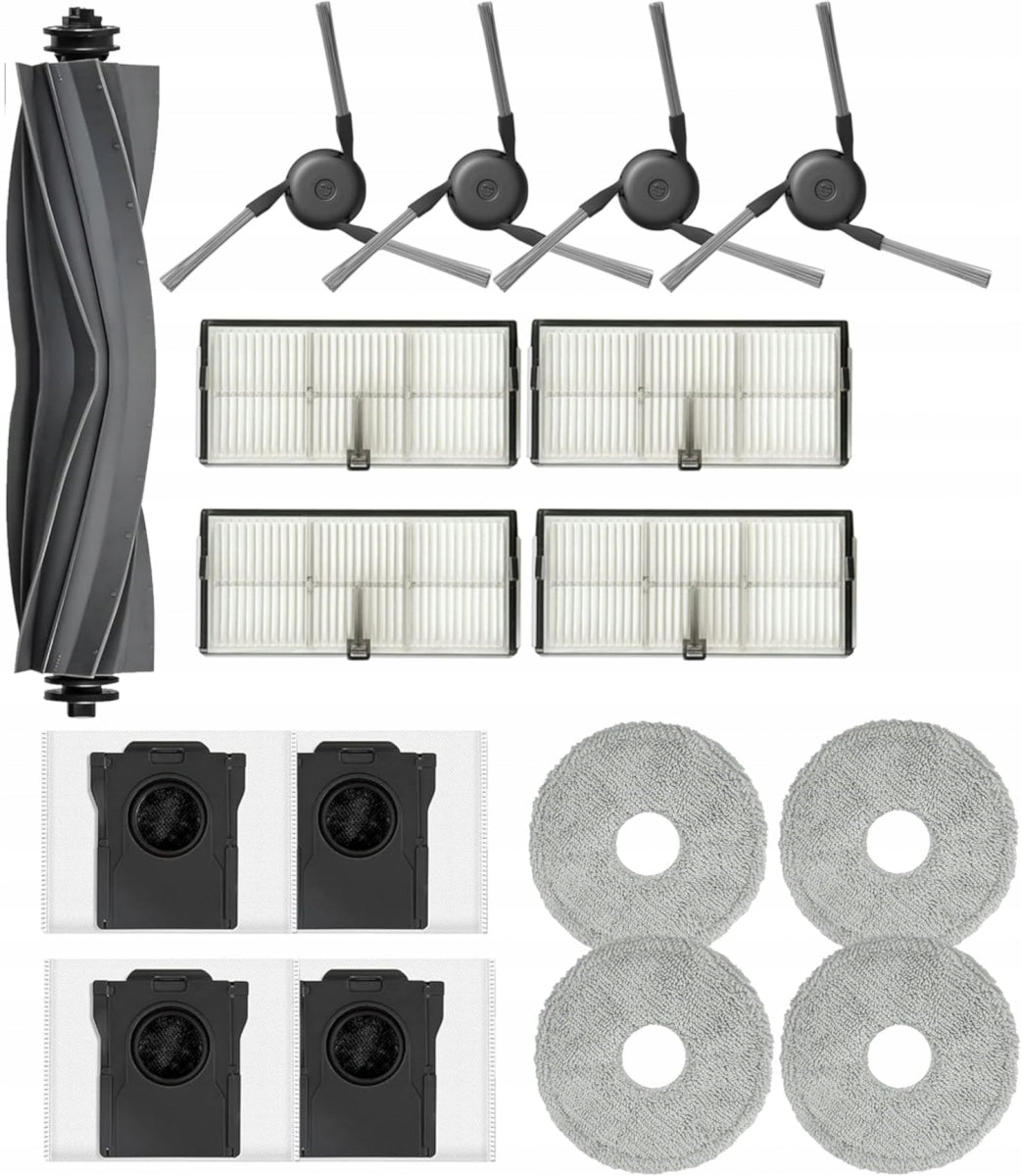 SET OF BRUSHES FILTERS MOPS BAGS FOR Dreame L40 Ultra CE D20 ULTRA EUA