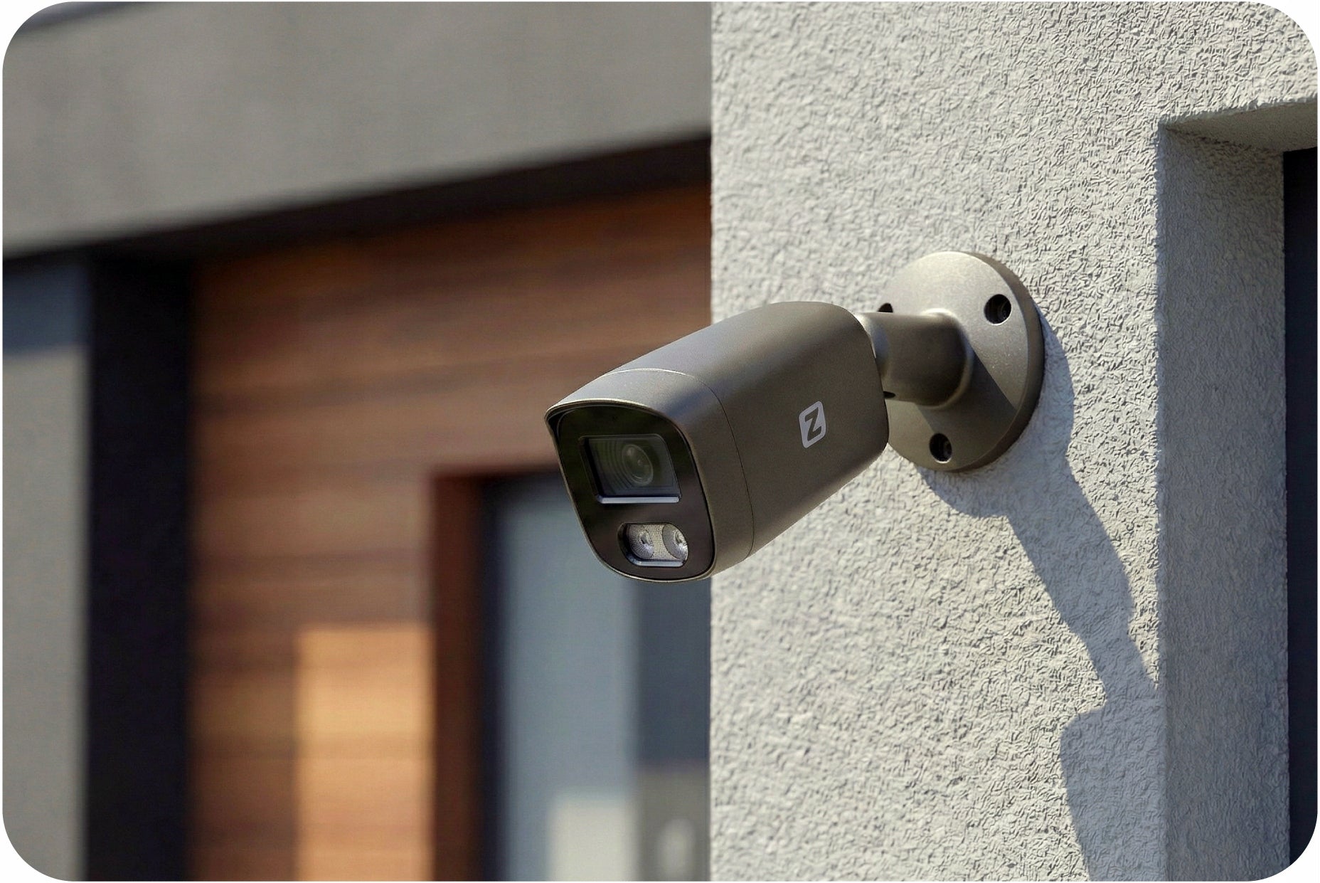 SET OF CAMERAS FOR MONITORING 5MPX IP POE 4 CAMERAS GREY 1TB HUMAN DETECTION Packaging status original
