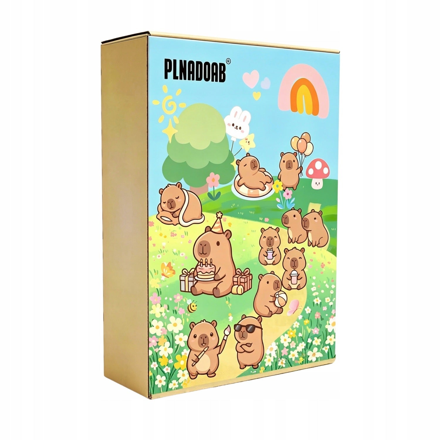 SET OF CAPYBARA DIARIES CREATIVE FOR CHILDREN GIFT BIRTHDAY GIFT Packaging status original