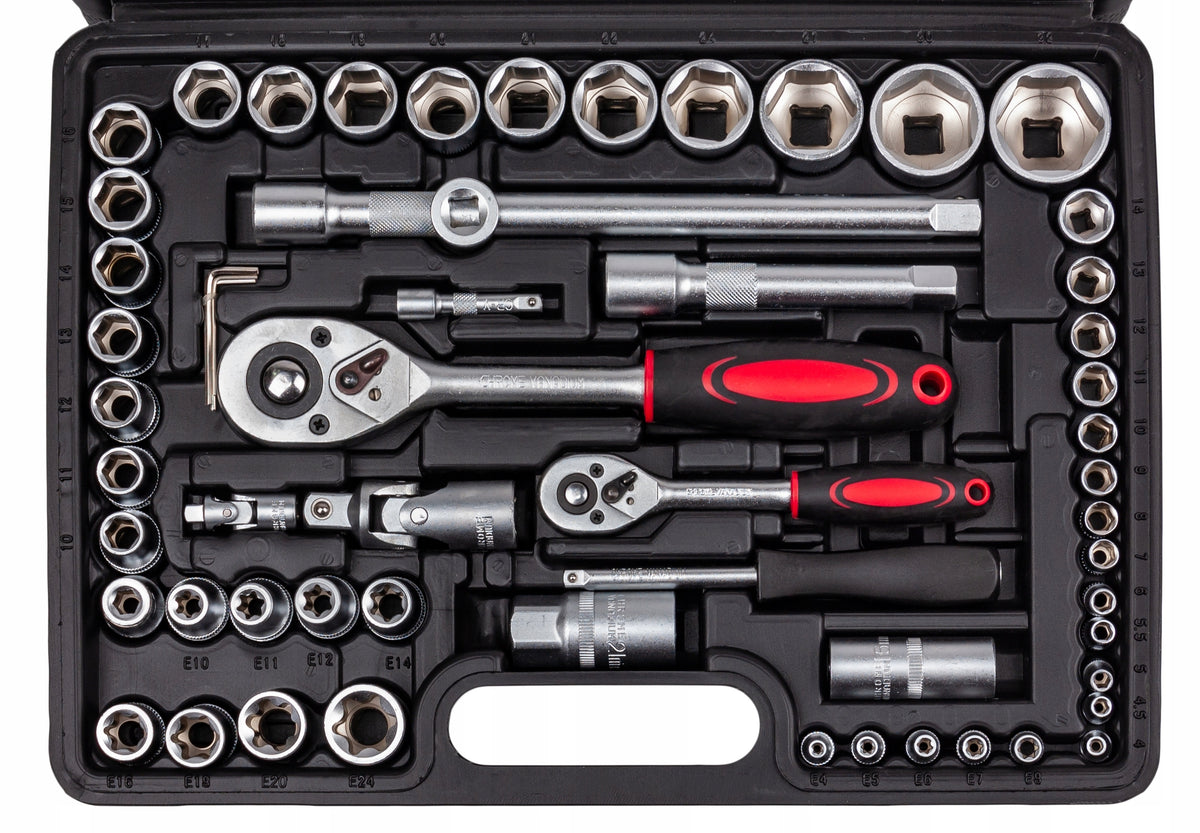 SET OF CAR SOCKET WRENCHES 94 ELEMENTS Manufacturer code ZESTAW NARZĘDZIOWY NARZEDZIOWY