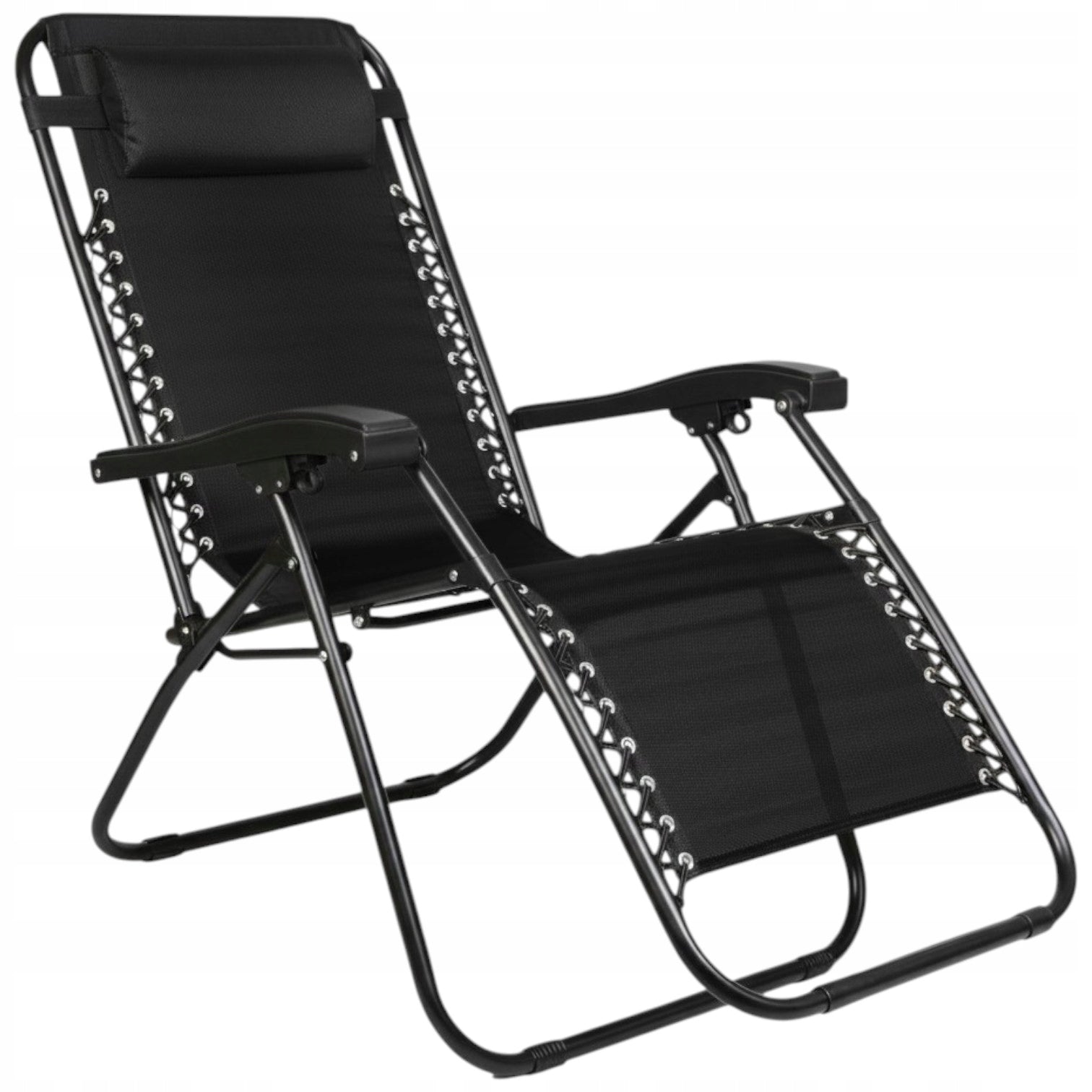 SET OF CHAIRS SUN LOUNGERS 2X GARDEN LOUNGER RECLINING CAMPING CHAIR GOLIAT Frame material metal