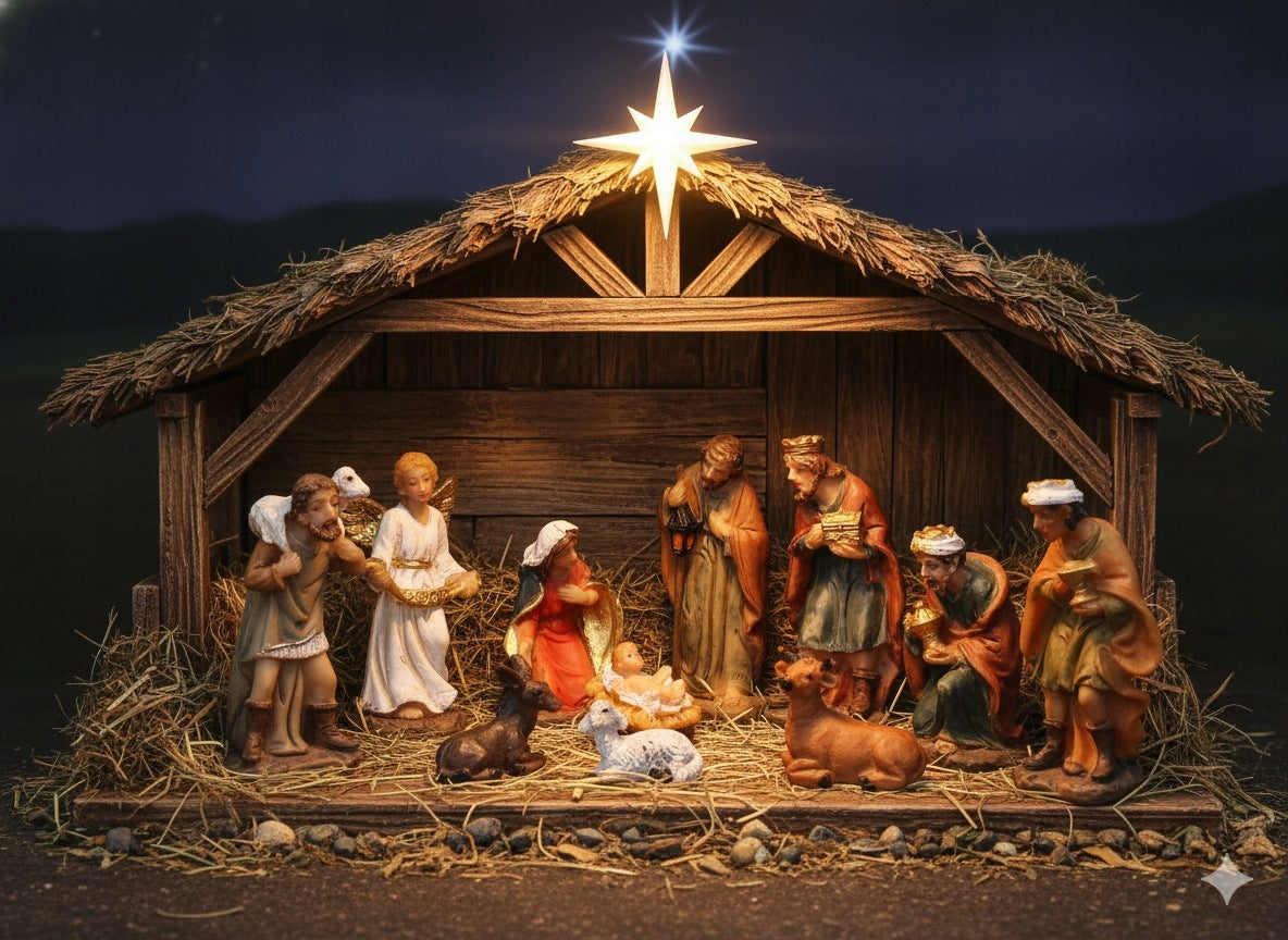 SET OF CHRISTMAS FIGURINES 11 ELEMENTS. 5,5 CM *4466