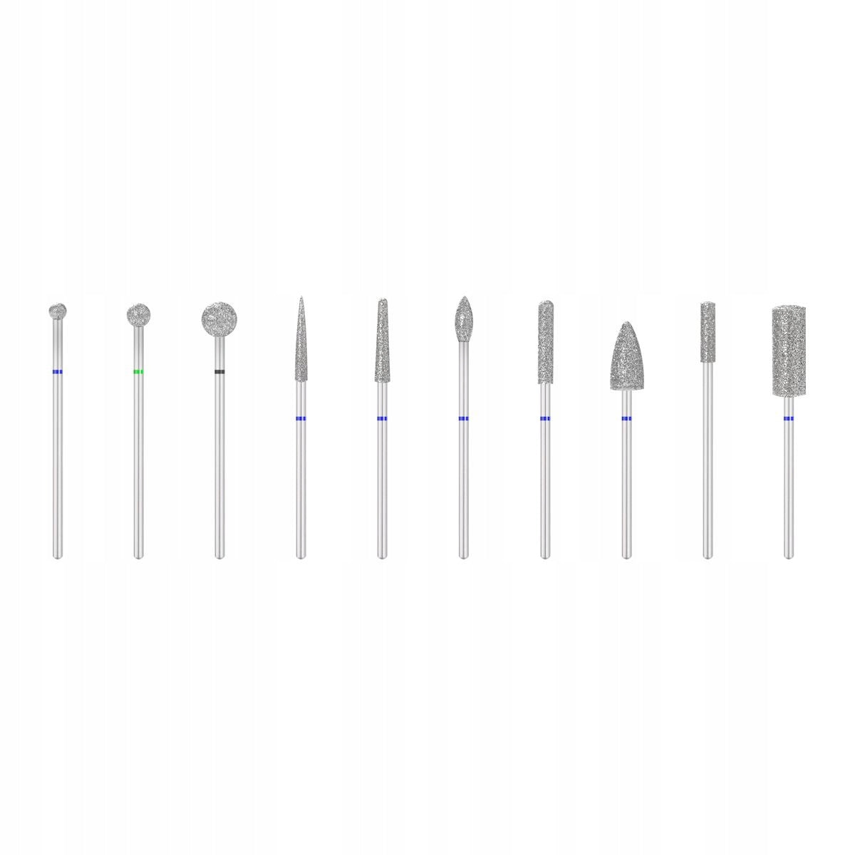 SET OF DIAMOND CUTTERS 10 PCS. Color multicolor