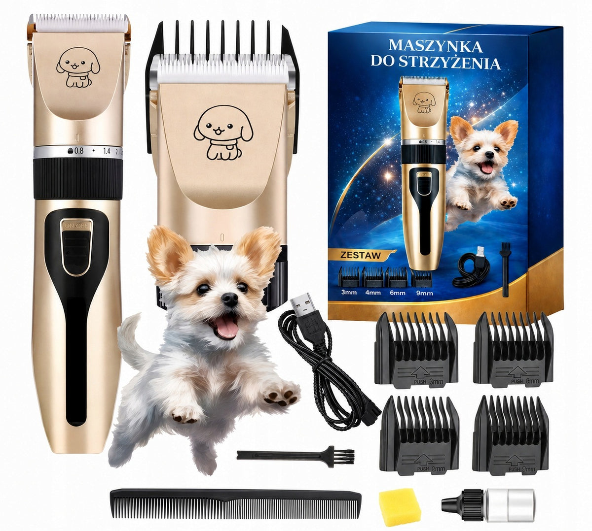 SET OF DOG RAZOR PROFESSIONAL WIRELESS