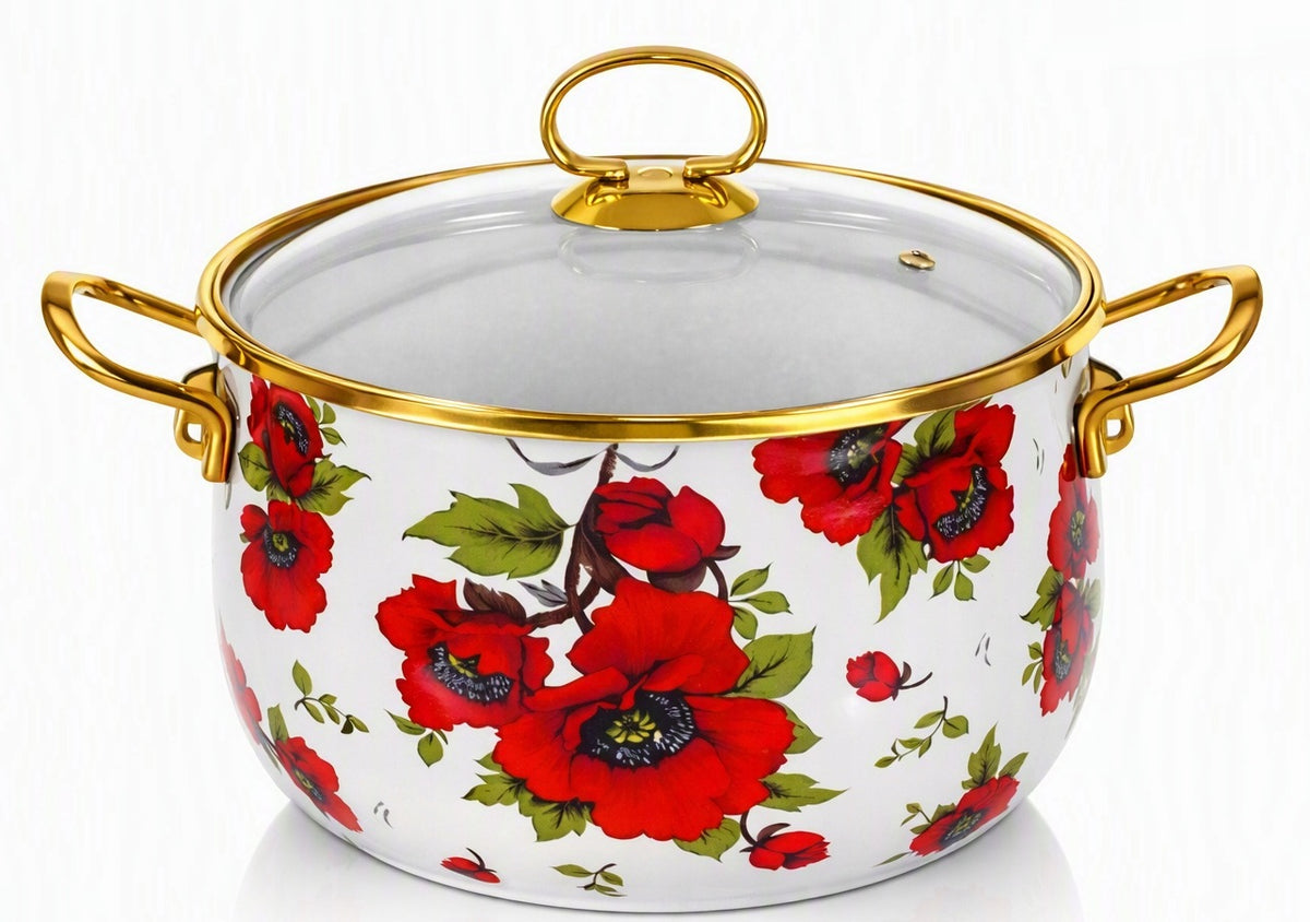 SET OF ENAMEL POTS CLASSIC 8 EL EDENBERG Brand Edenberg