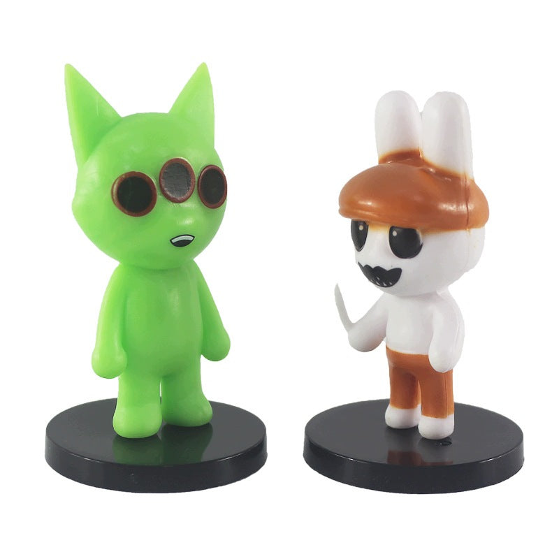 SET OF FIGURINES 12PCS ANIMAL HOSPITAL ROBLOX CHARACTER COLLECTION FOR CHILDREN Brand no brand