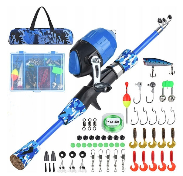SET OF FISHING EQUIPMENT FOR CHILDREN FISHING ROD