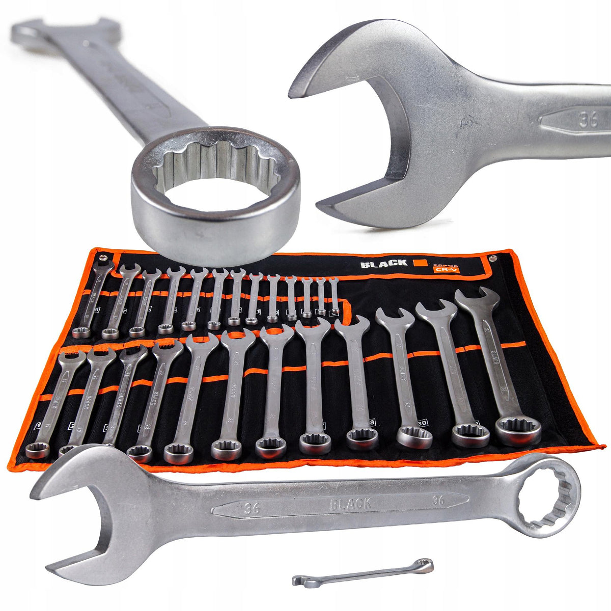 SET OF FLAT WRENCHES FLAT-EYE WRENCHES MAT 25 EL. 6-36mm Manufacturer code 16008