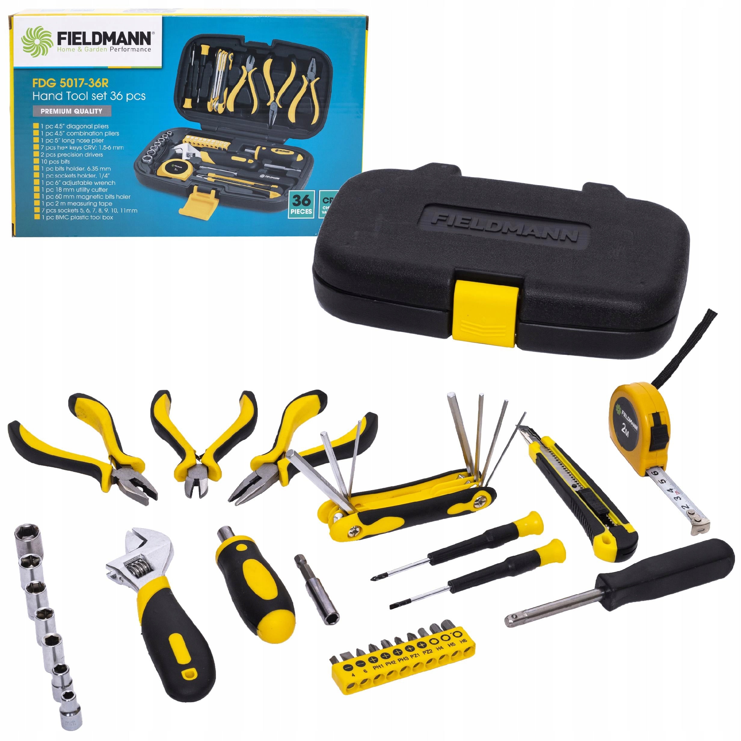 SET OF Fieldmann FDG 5017-36R 36 pcs