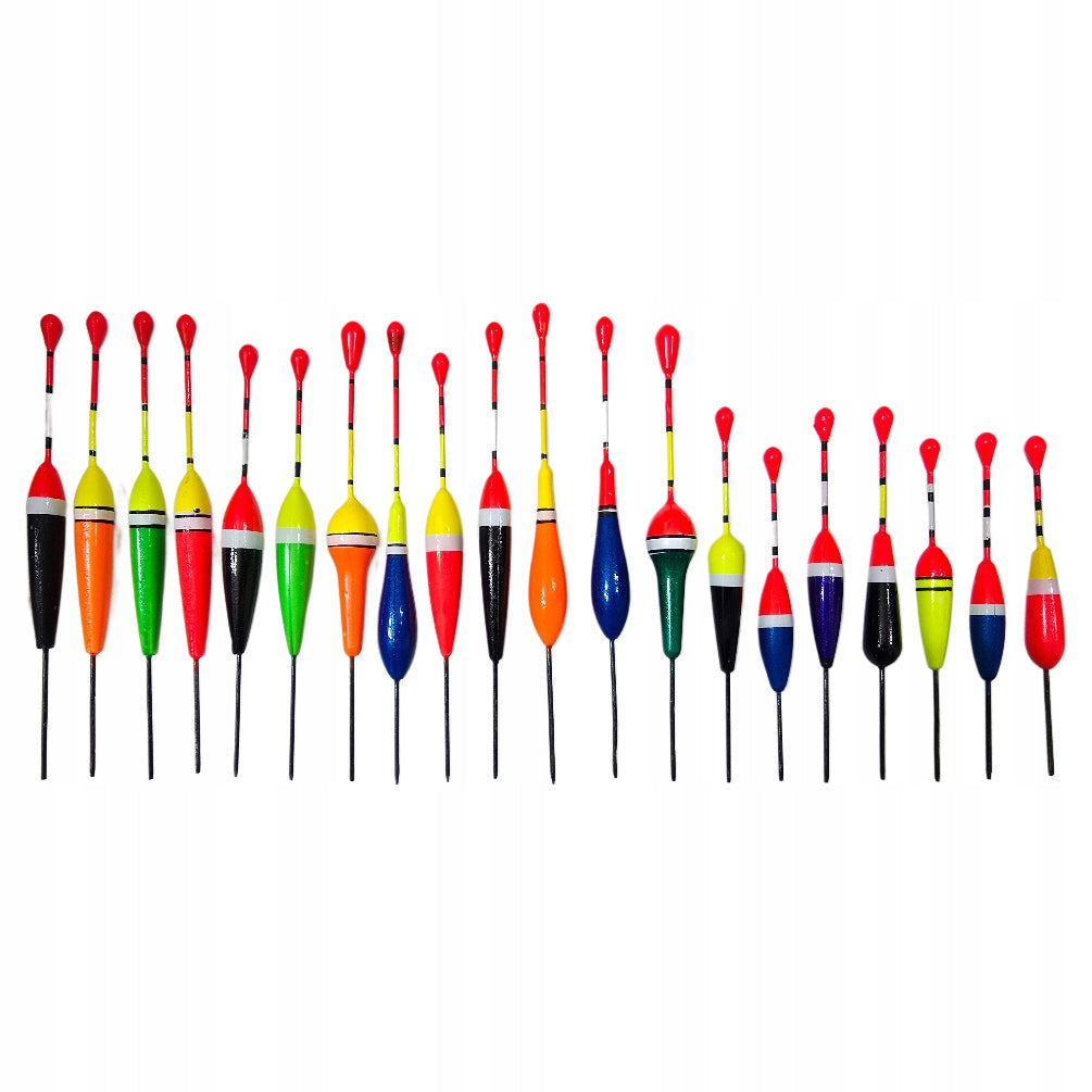 SET OF Floats with BALSA - 20 pieces, floats on the fence, carp, bream