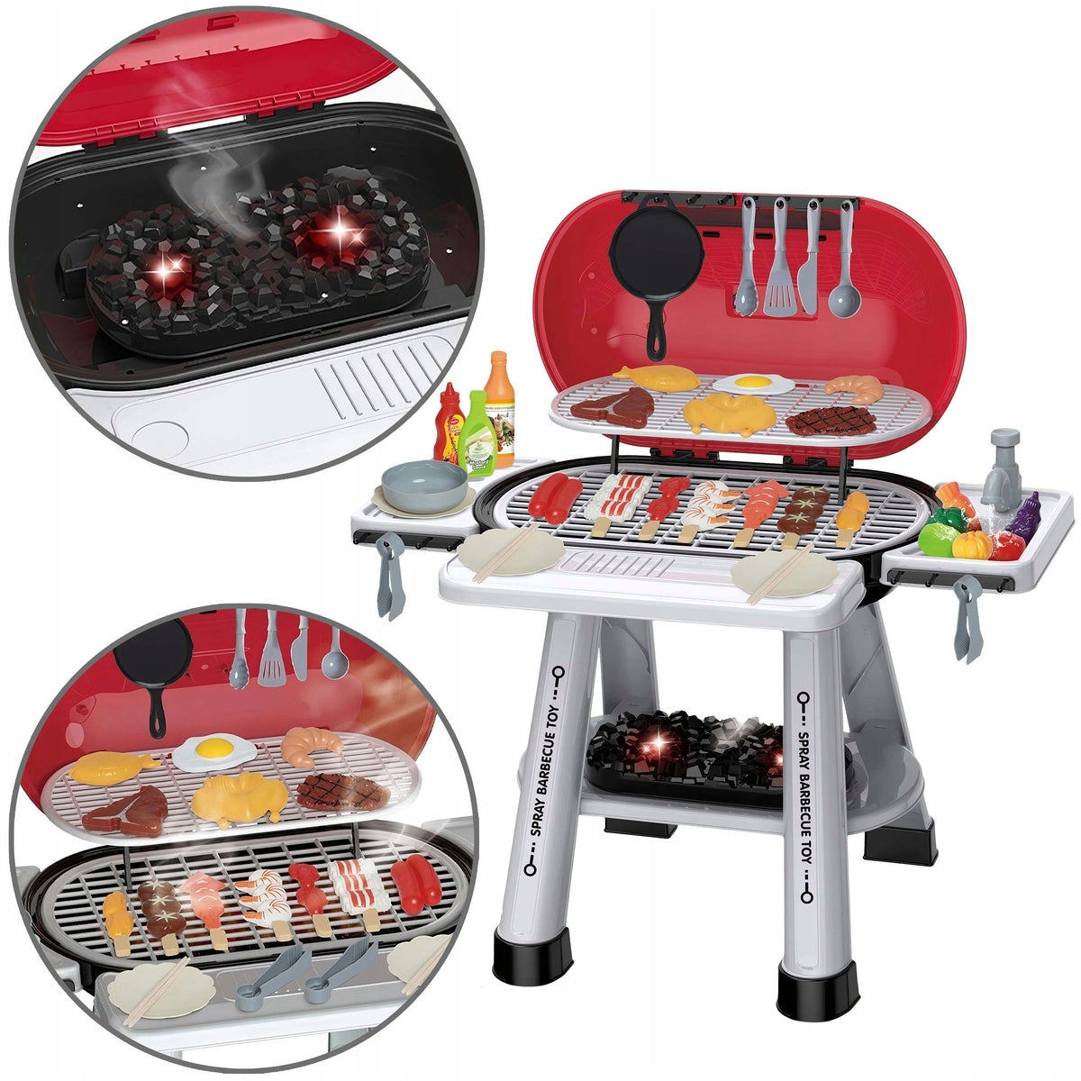 SET OF GRILL FOR A CHILD WITH A STEAM EFFECT 68 ELEMENTS Brand Madej
