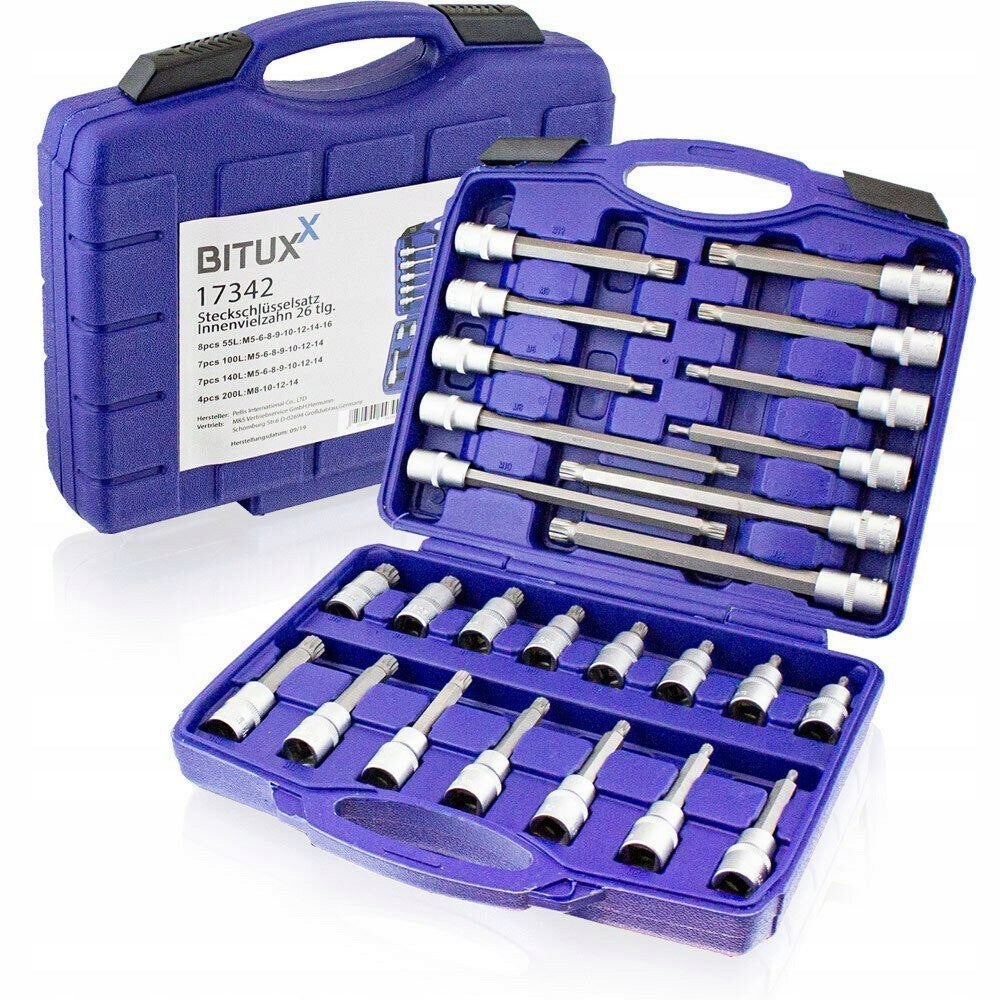 SET OF INTERNAL SOCKET WRENCHES, TORX CAP 88 ELEMENTS Packaging status original