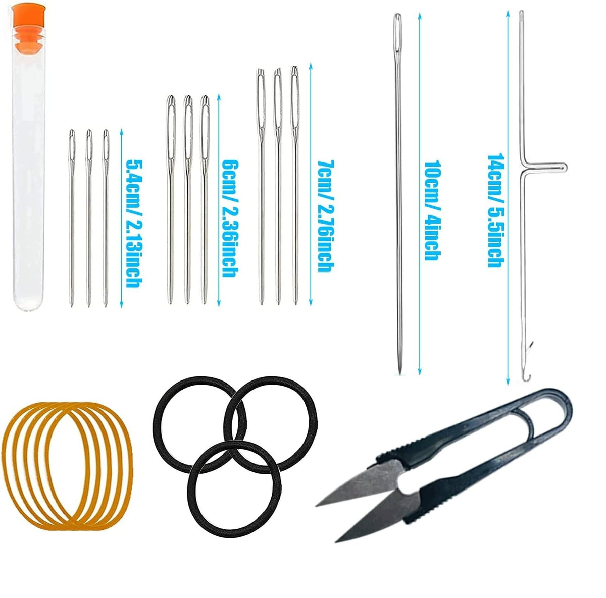 SET OF LEARNING TO MEND SEWING MINI LOOM NEEDLES COLORFUL YARN THREADS DIY Manufacturer code PREZENT DZIECKA DOROSŁY NAUKA OSTRE