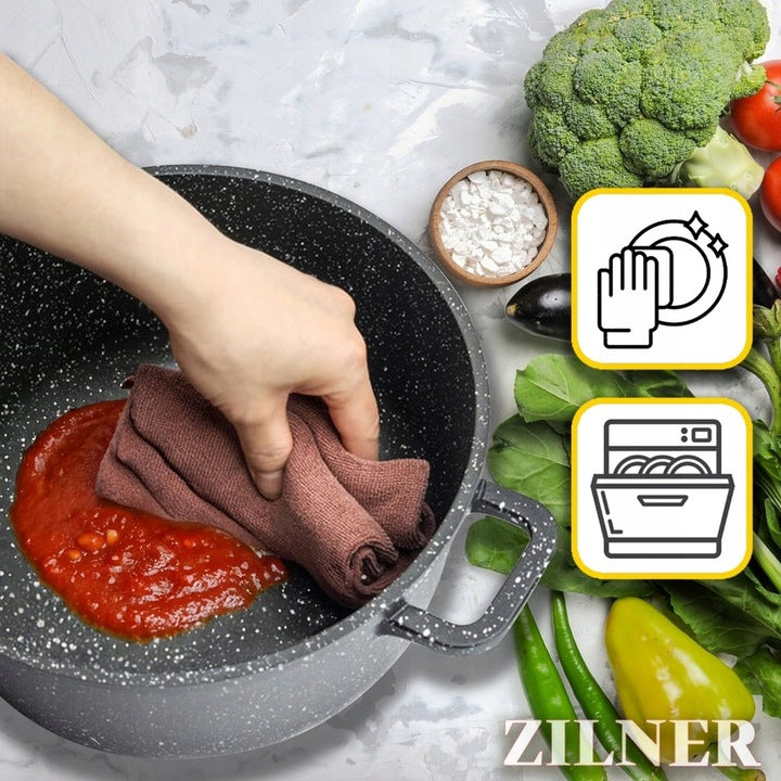 Puodų rinkinys Zilner, Premium black, 10 dalių