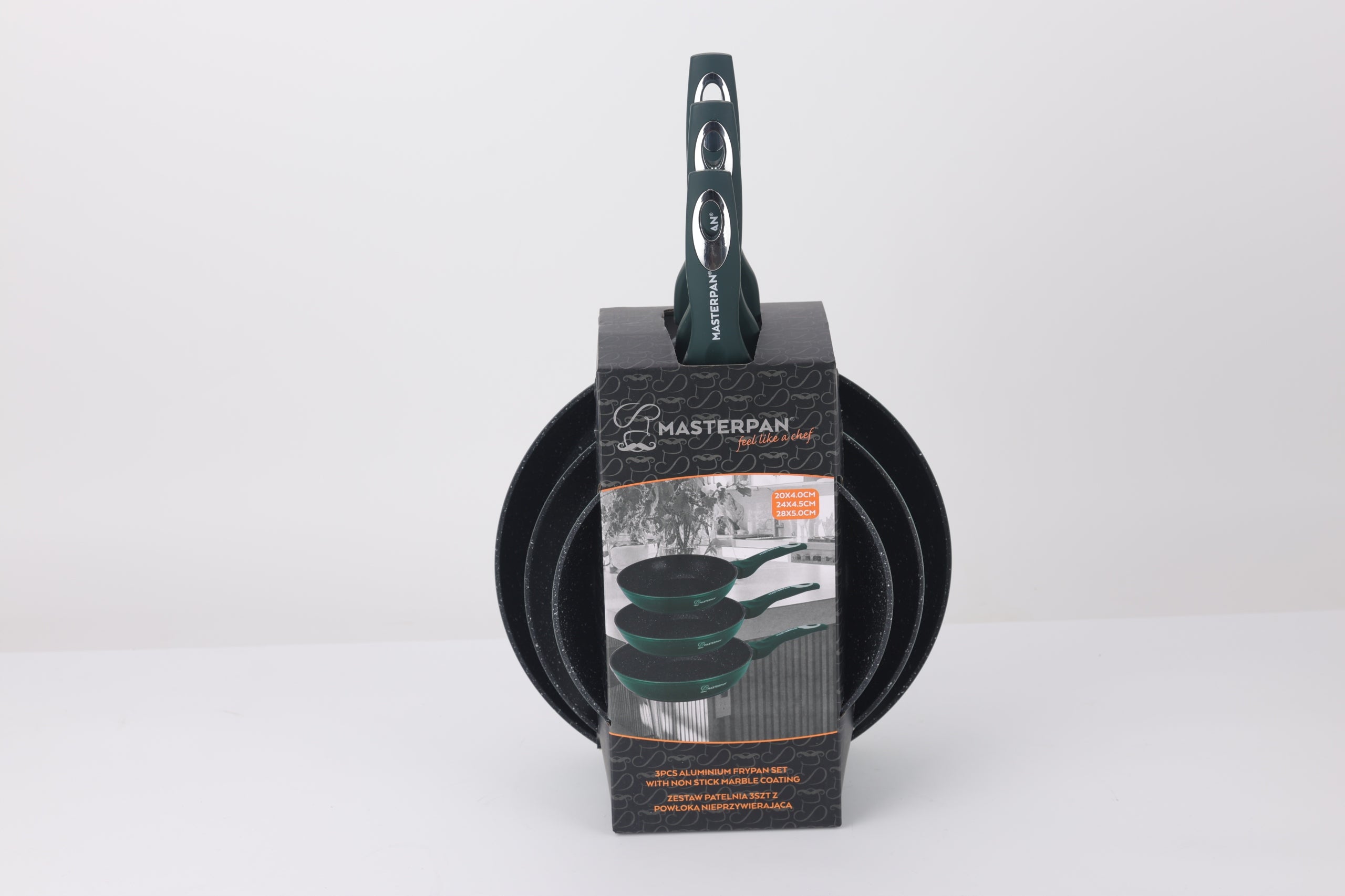 SET OF PANS 3PCS 20CM/24CM/28CM MP-2381 MASTERPAN EAN (GTIN) 5906700010798