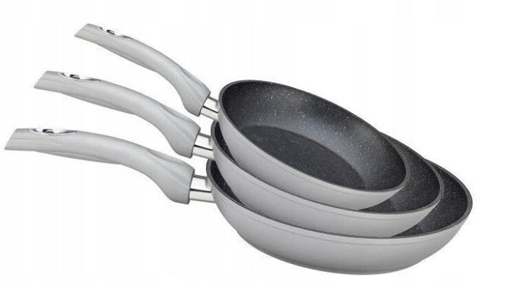 SET OF PANS INDUCTION 20/24/28cm CHEFFINGER silver
