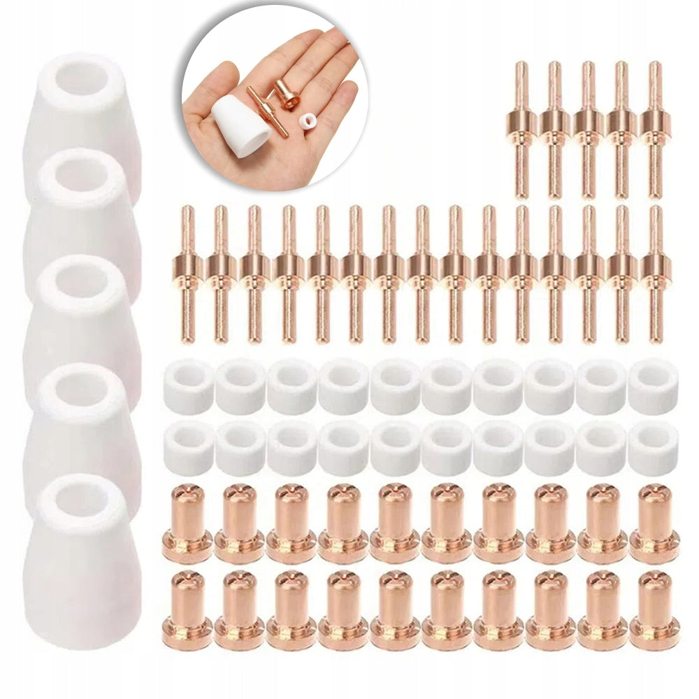 SET OF PLASMA ELECTRODE NOZZLES PARKSIDE PT31 CUT30-50 65pcs