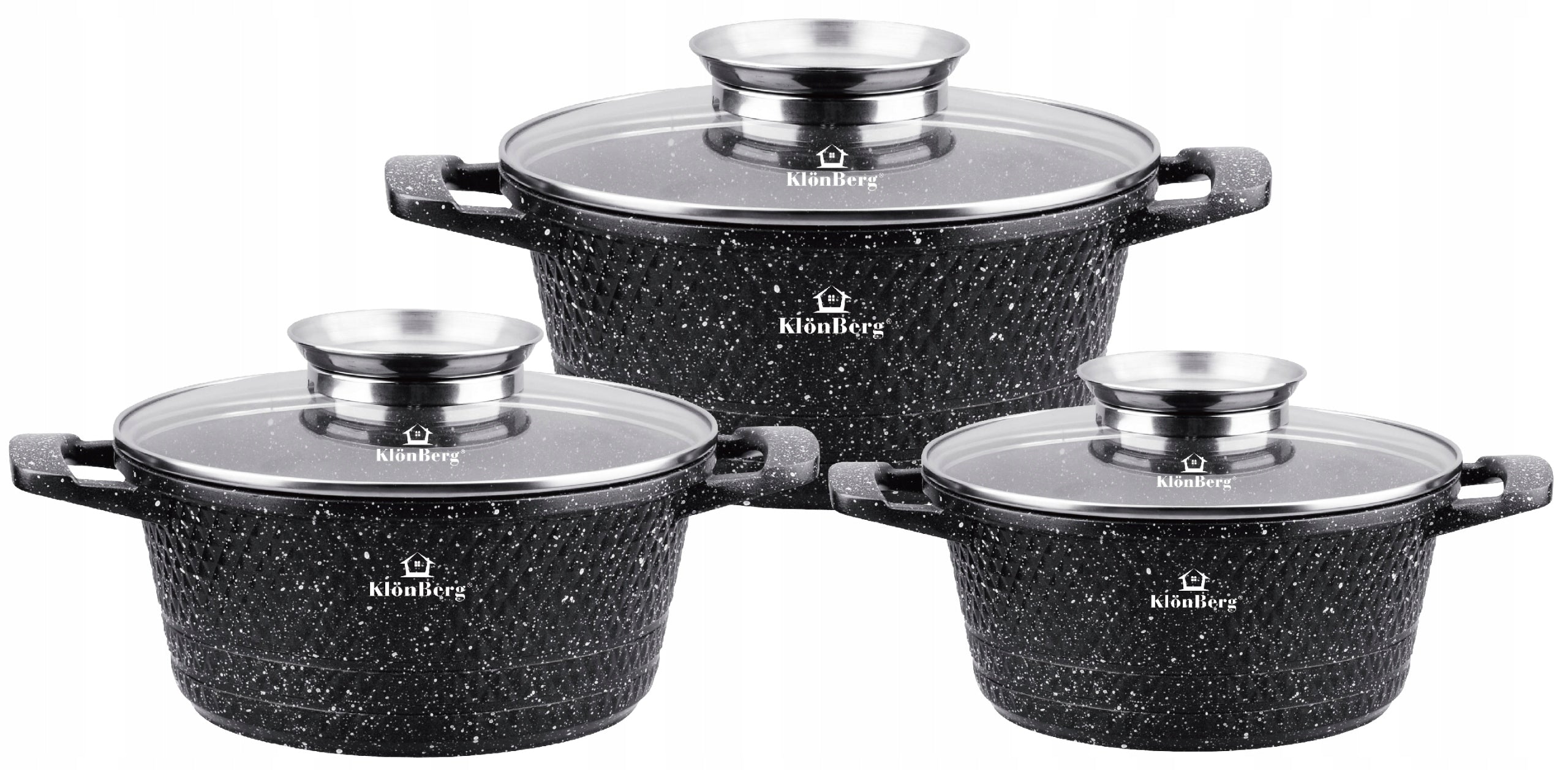 SET OF POTS 6 EL. PREMIUM DIAMONDS KlönBerg KB3825 Brand no brand