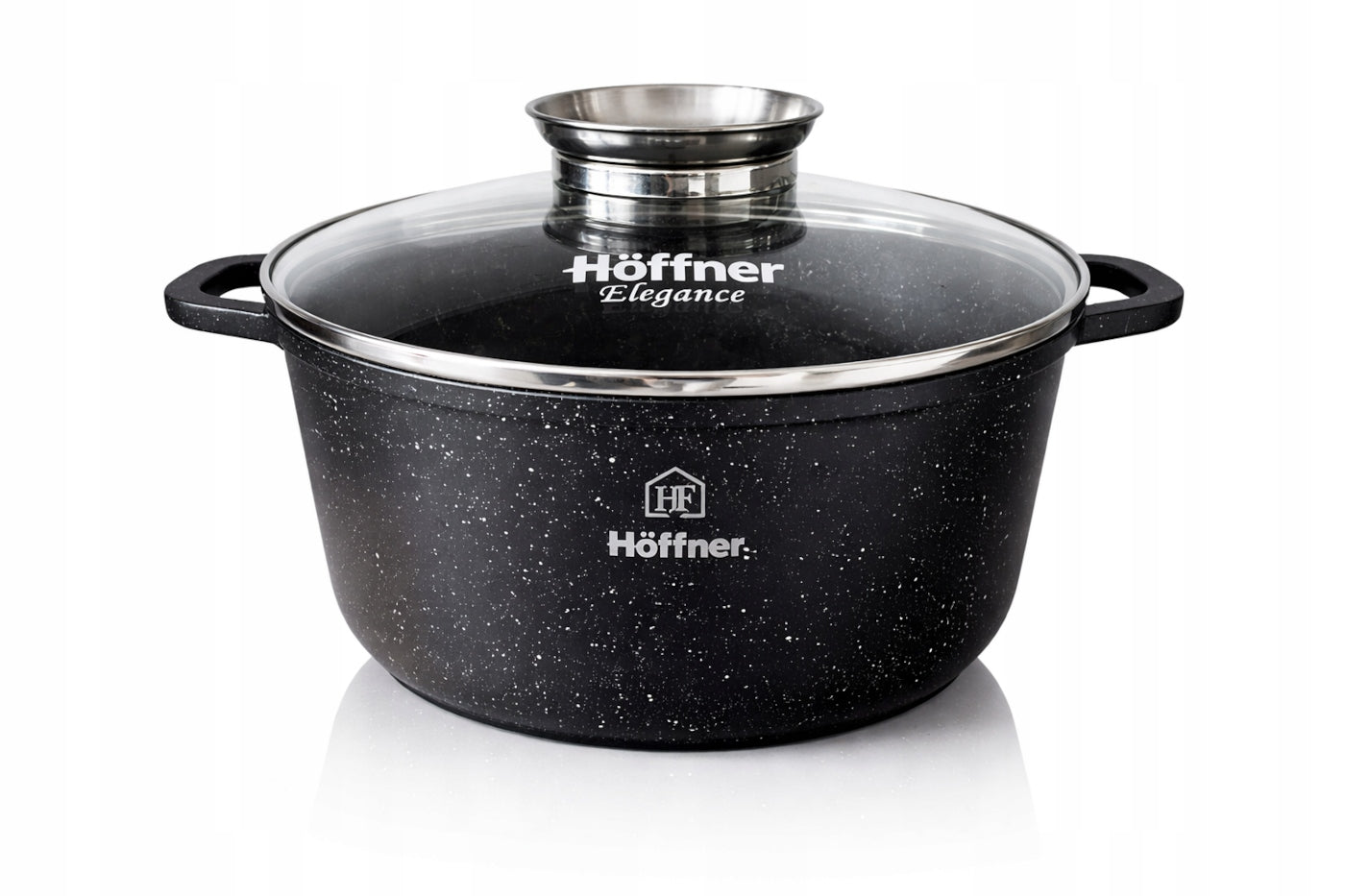 SET OF POTS INDUCTION / GAS MARBLE POTS SET 8 EL Ø16/20/24/28 cm Manufacturer code ZESTAW GARNKÓW HF-7912