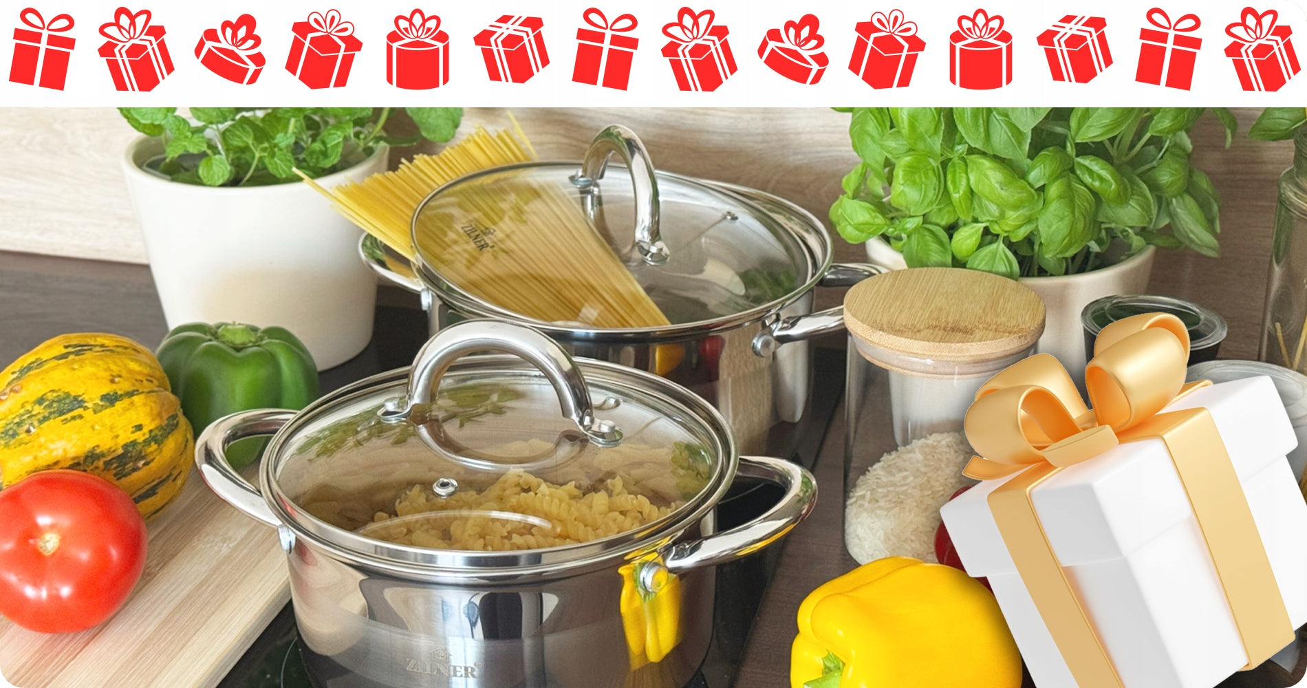 Zilner Premium puodų rinkinys, 12 dalių