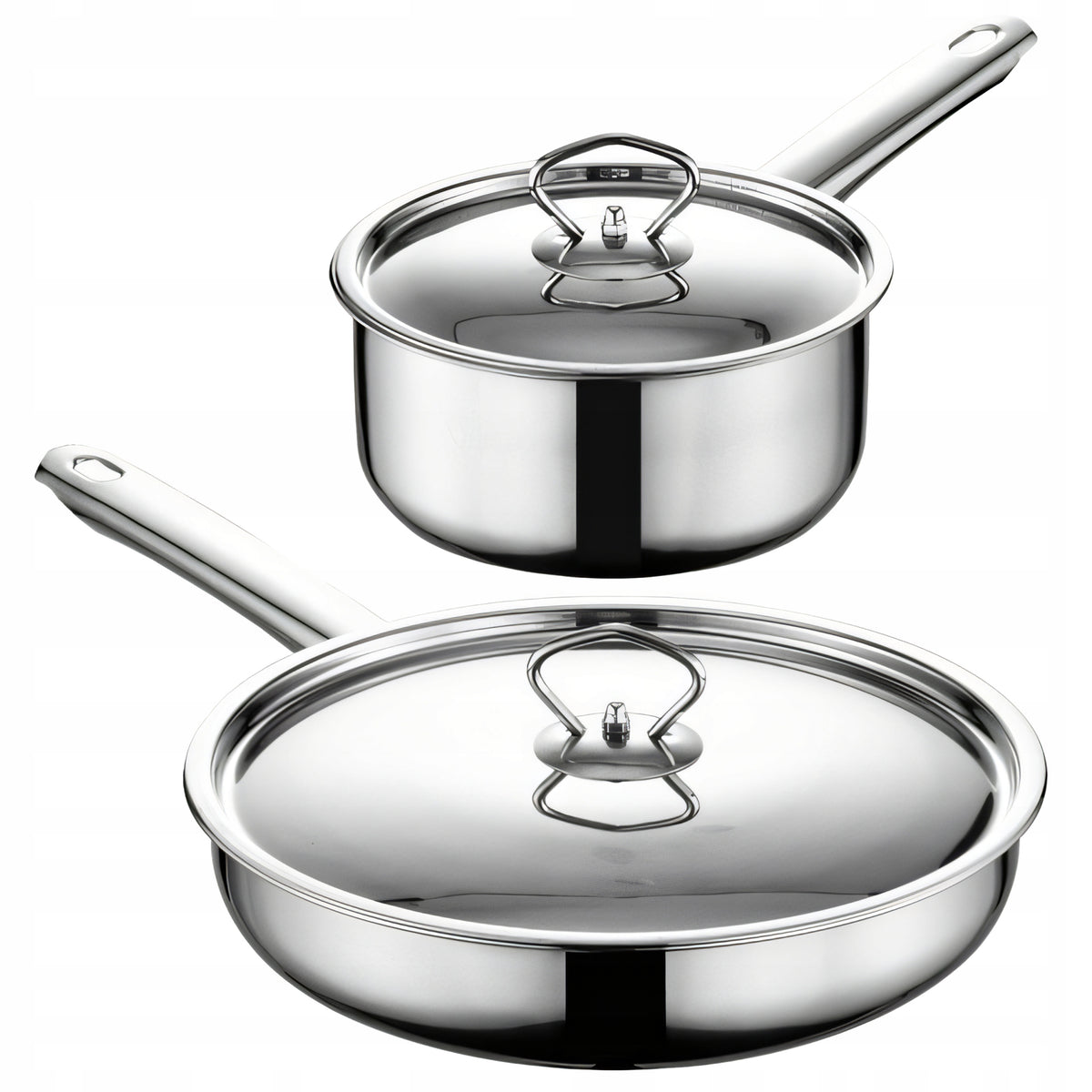 SET OF POTS INDUCTION GAS SET OF 15 ELEMENTS STAINLESS STEEL ACCESSORIES Manufacturer code ZESTAW GARNKÓW STALOWYCH 15 EL OR205