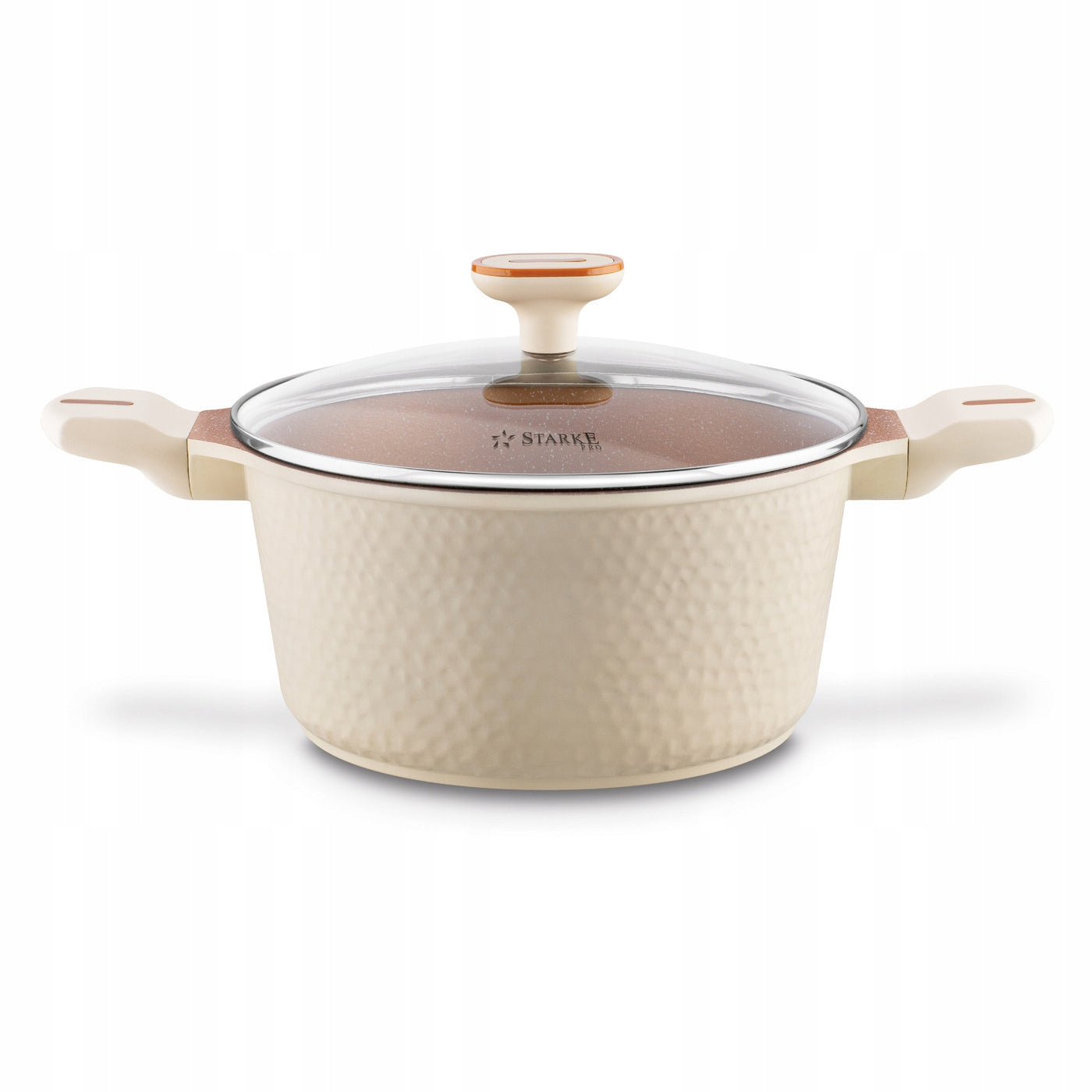 SET OF POTS INDUCTION PAN with lid set 10el Texture Creamy Packaging status original
