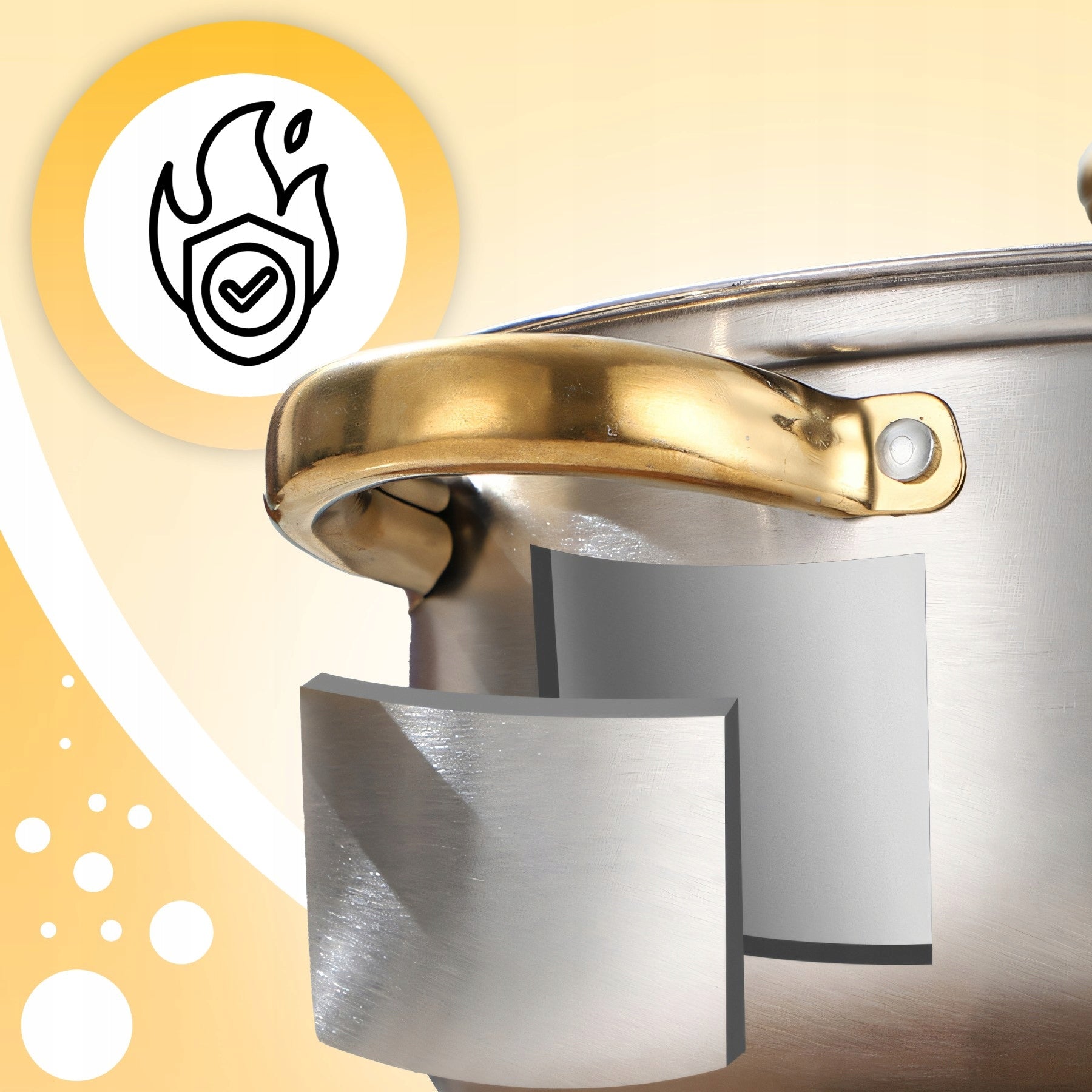 SET OF POTS KETTLE + FRYING PAN + LIDS 11 EL. KITCHEN GAS INDUCTION Color silver