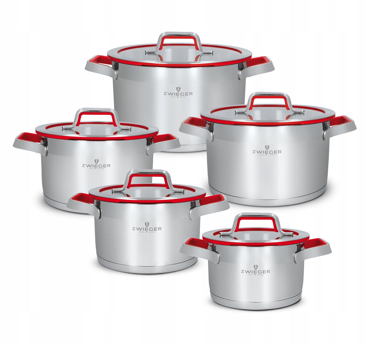 SET OF POTS ZWIEGER Klassiker PRO 10 el. induction, gas