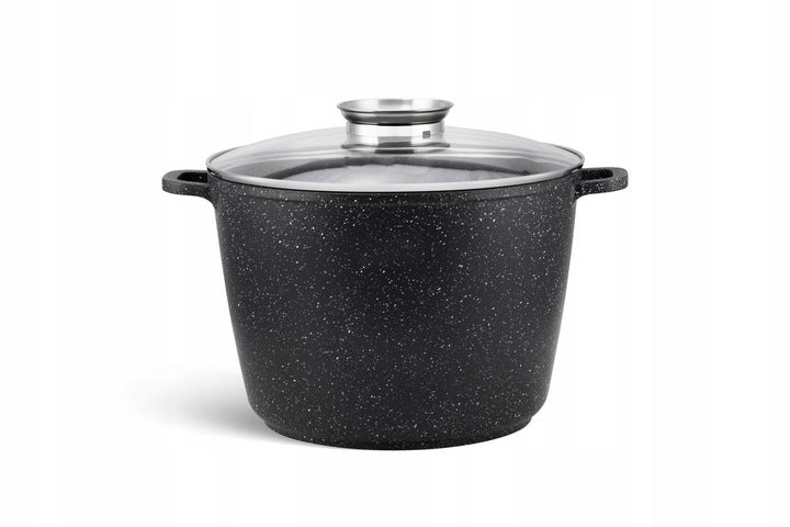 SET OF POTS with lid MARBLE GAS INDUCTION 6L / 10L BLACK EAN (GTIN) 671339211506