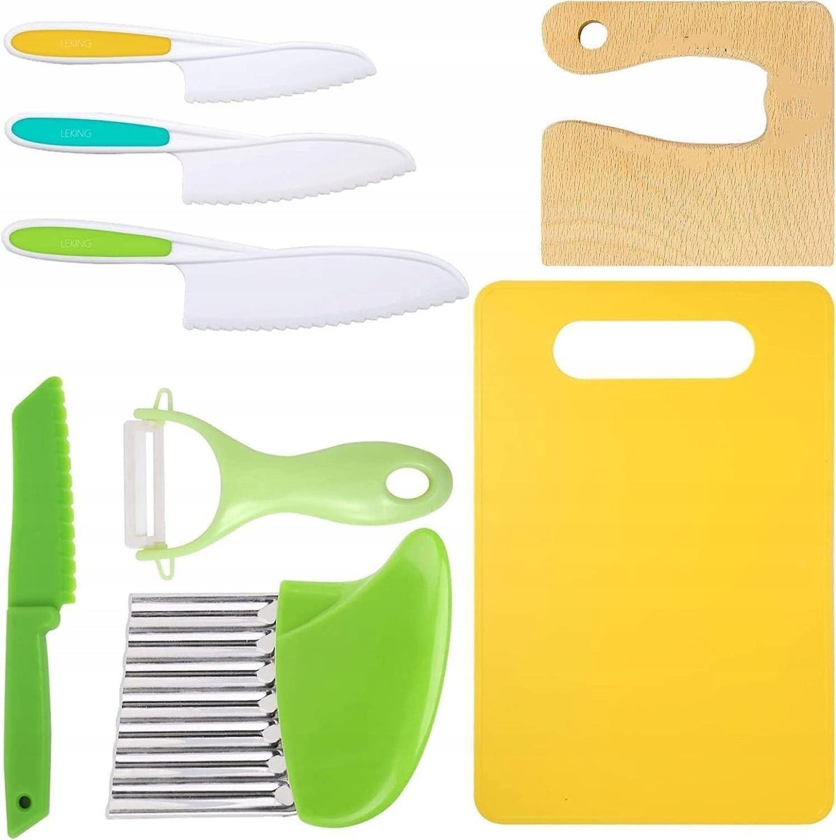 SET OF SAFE KNIVES KITCHEN ACCESSORIES FOR CHILDREN KNIVES SET ALREADY
