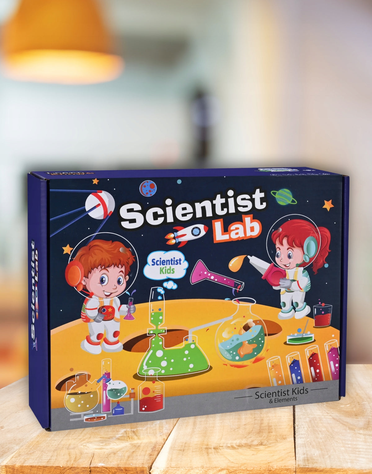 SET OF SMALL CHEMIST LABORATORY 80 EXPERIMENTS VOLCANO CHILDREN + EBOOK Packaging status original